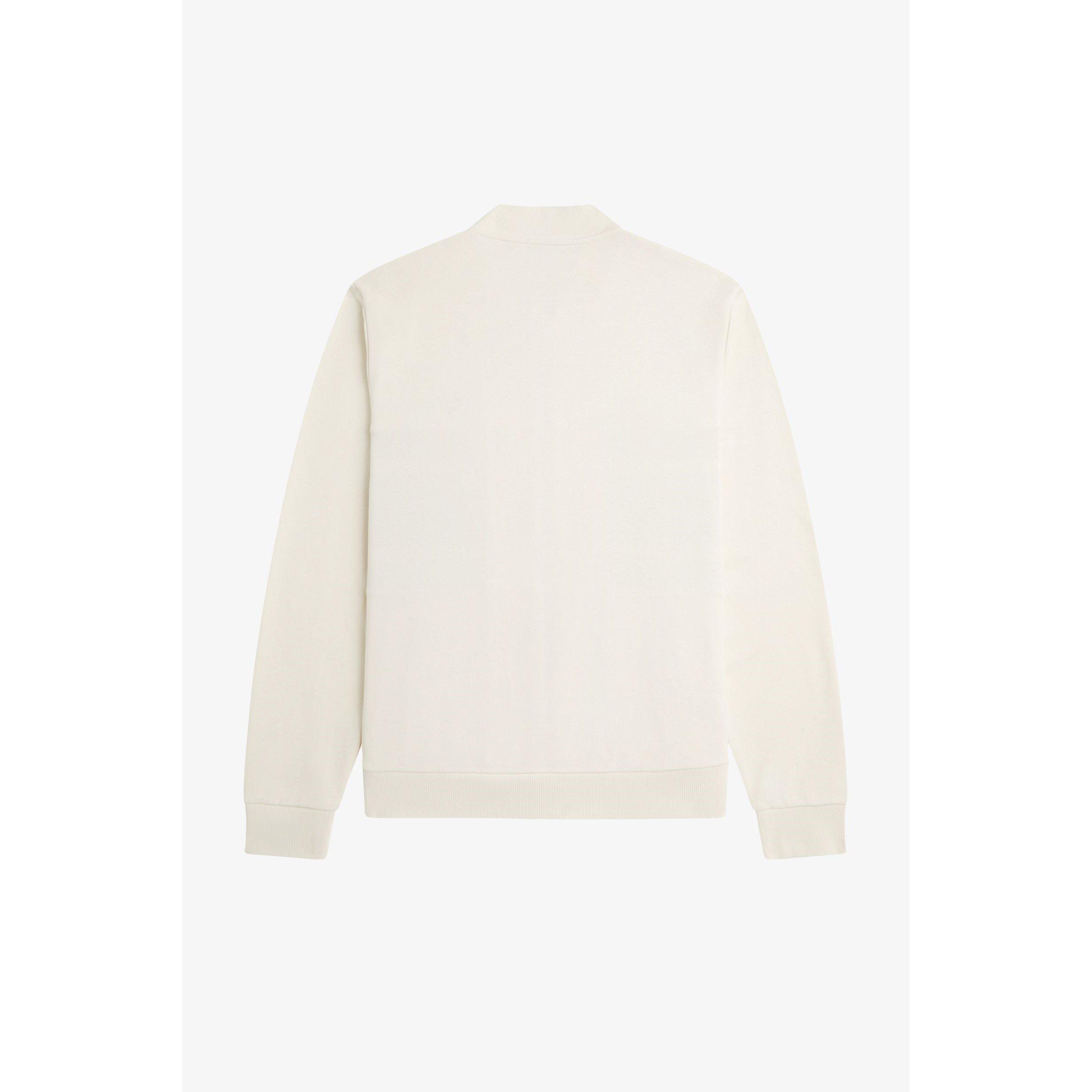 Light Ecru 760 - Fred Perry - Men's Panelled Full-Zip Fleece - 2