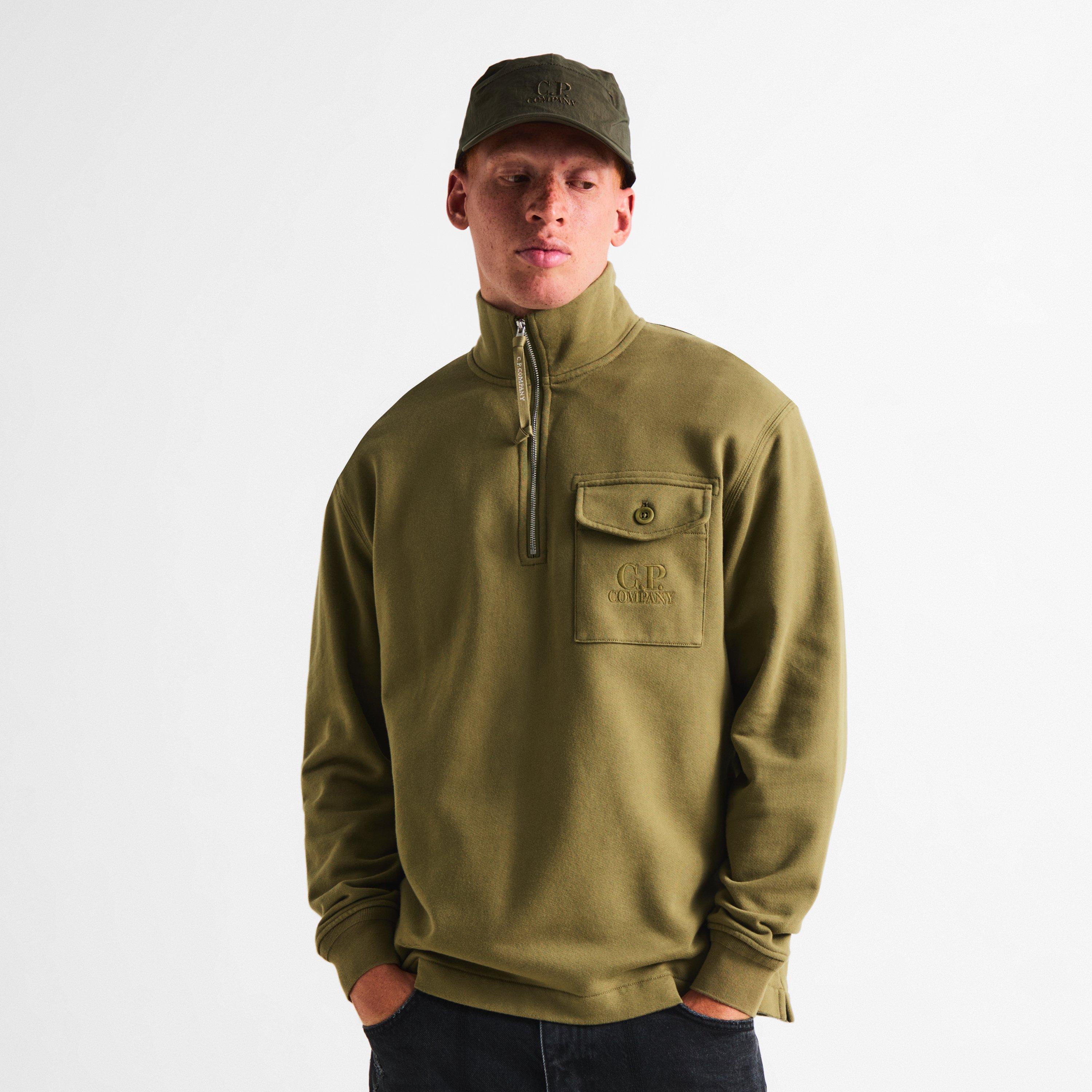 Dried Herb 644 - CP Company - CP Polo Collar Swt Sn64 - 3