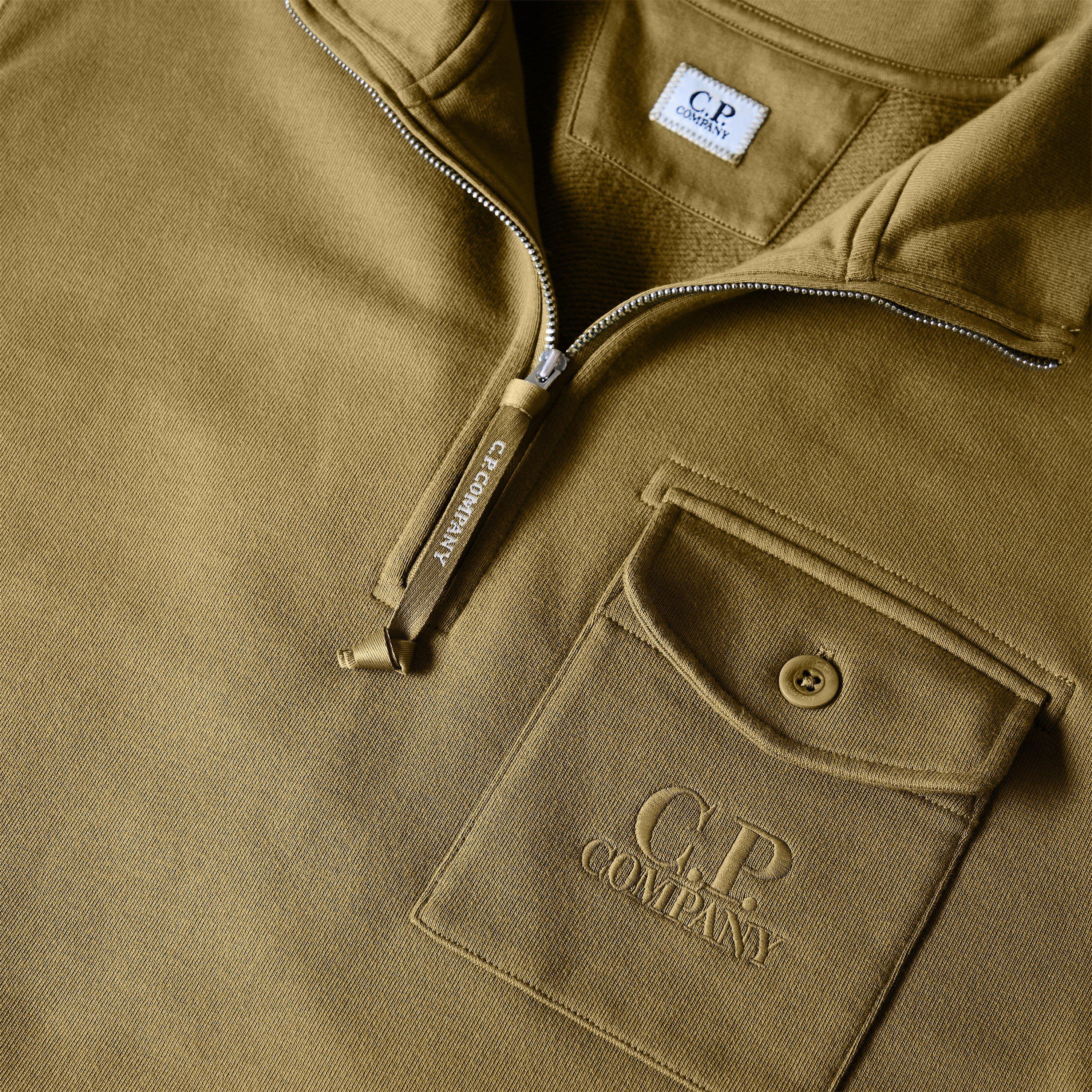 Dried Herb 644 - CP Company - CP Polo Collar Swt Sn64 - 3