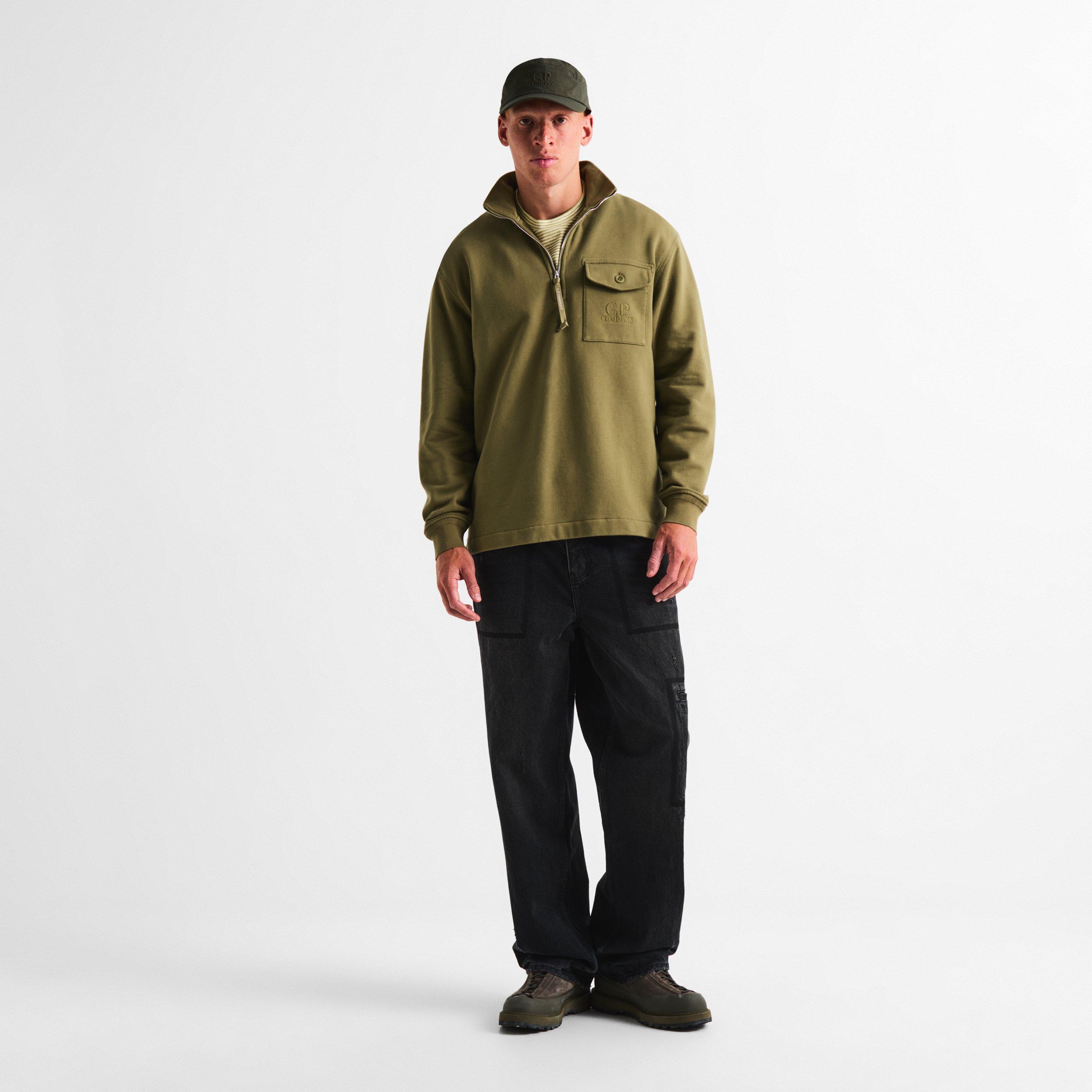 Dried Herb 644 - CP Company - CP Polo Collar Swt Sn64 - 6