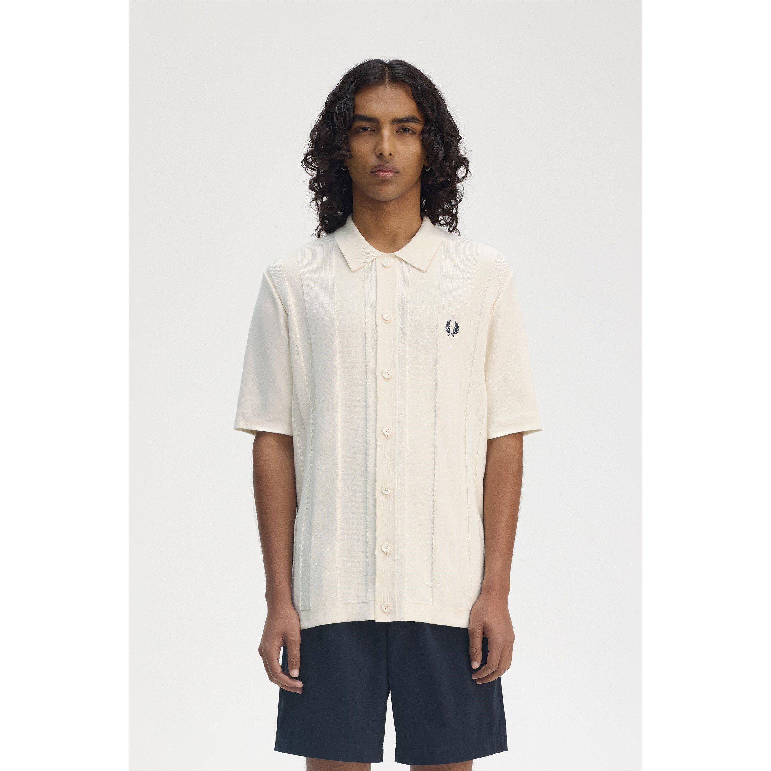 Ecru 560 - Fred Perry - Men's Short-Sleeve Plain Shirt - 1