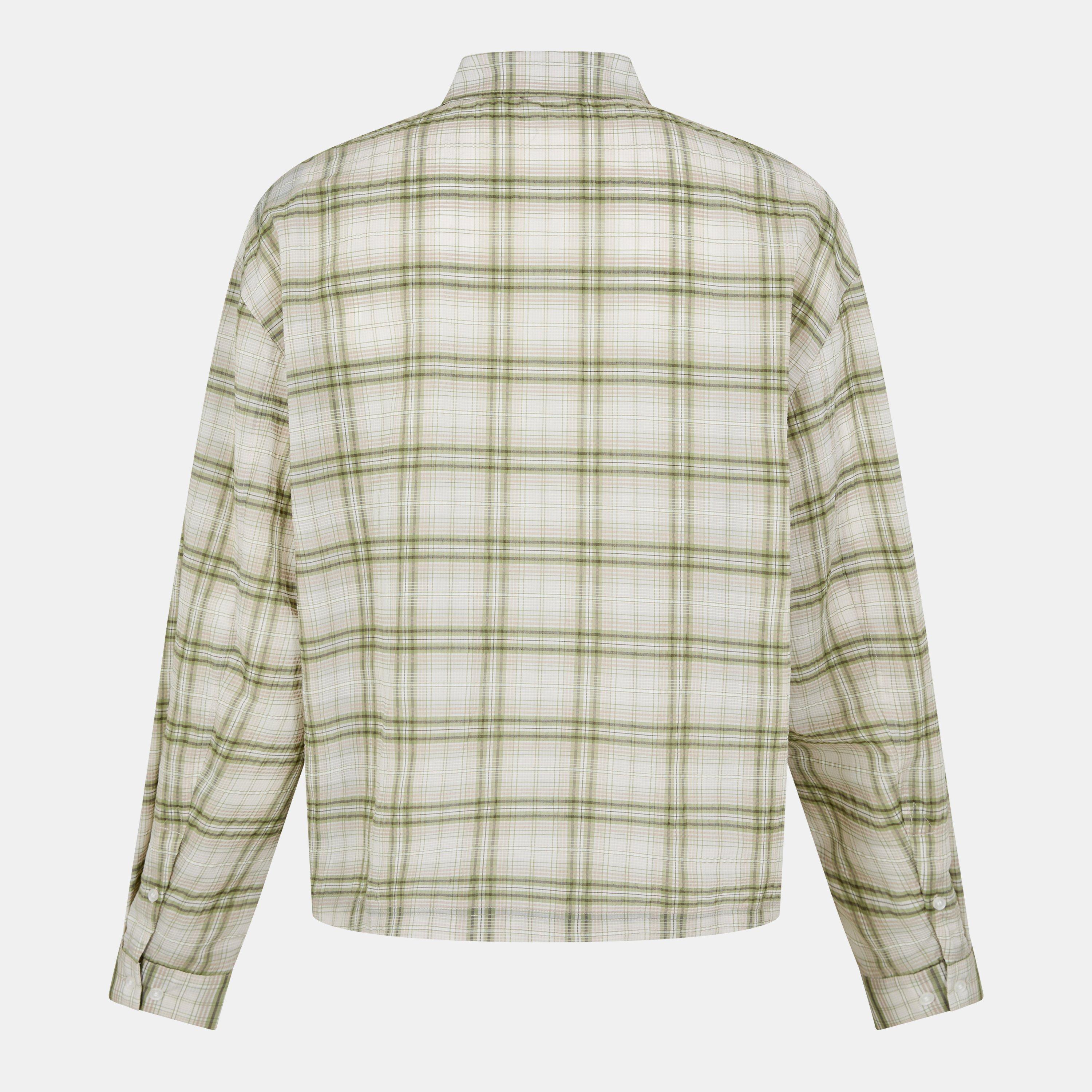 Green - Represent - Men's Rep Sheer Flan Shirt, Sheer Fabric - 2