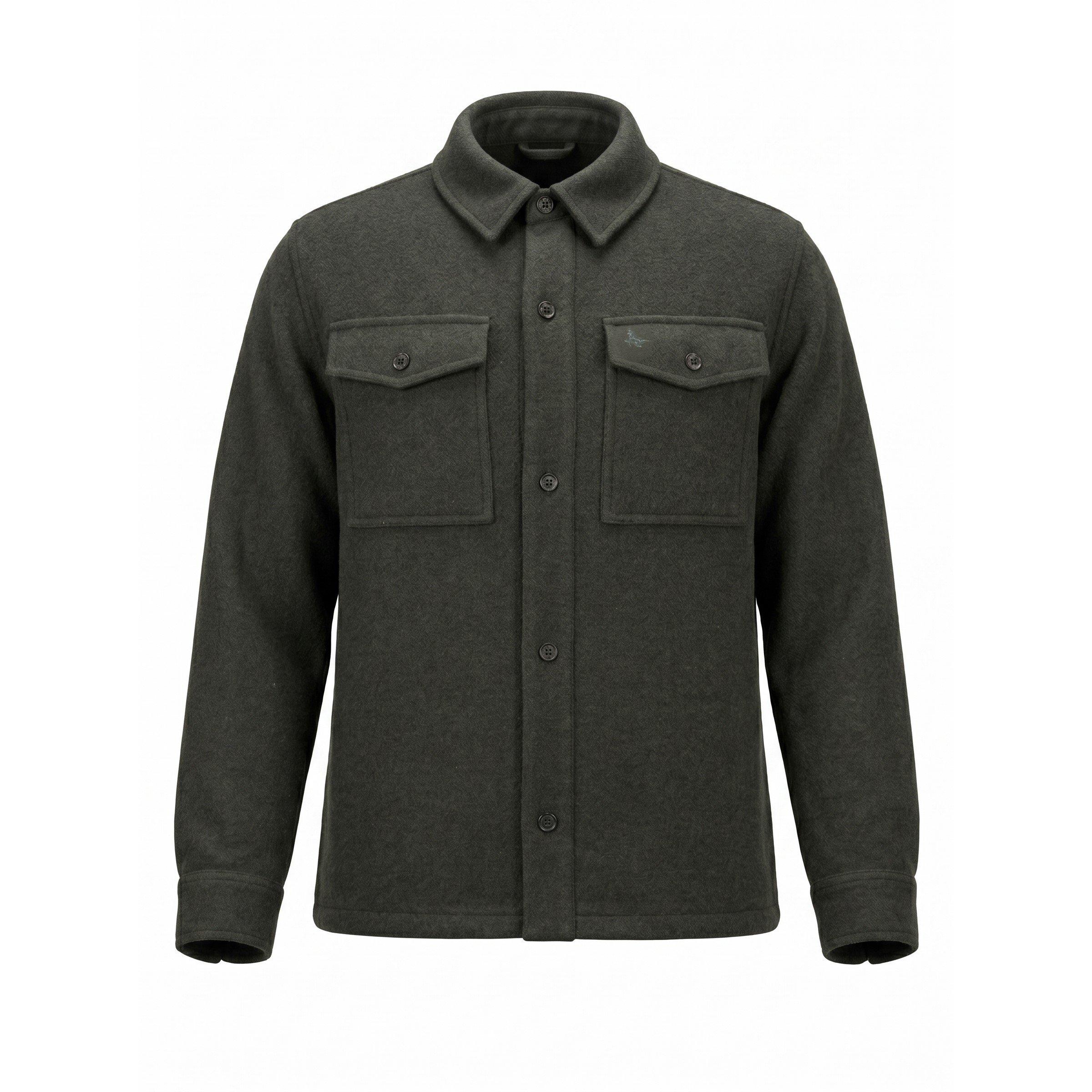 Barn Khaki - Jack Wills - Jack Wills Mens Wool blend shirt - 1