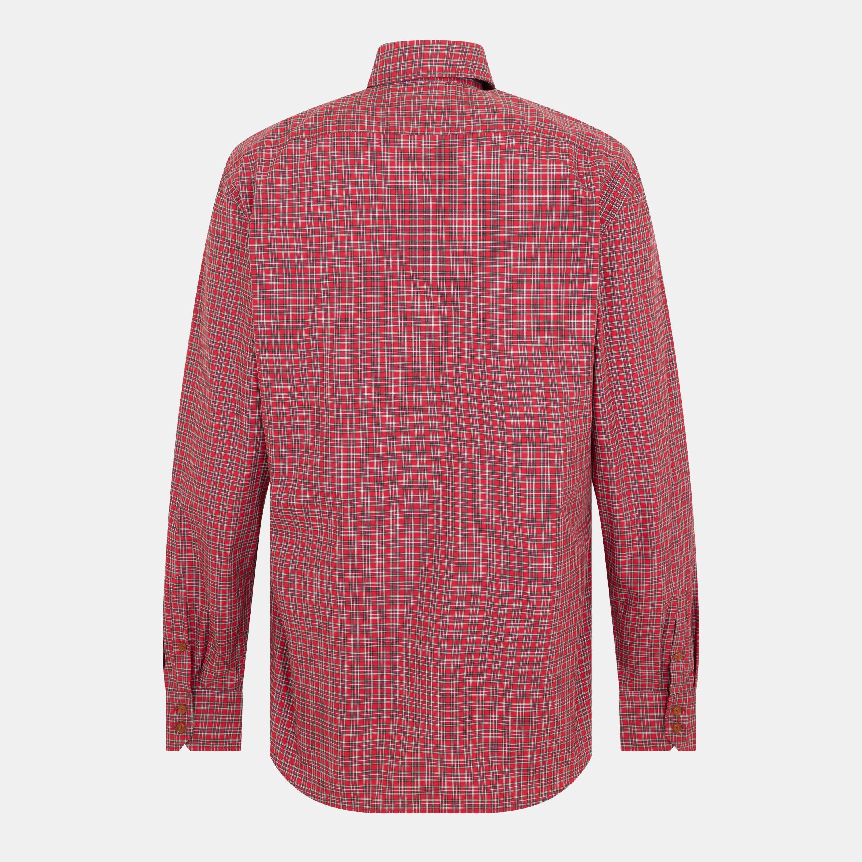 Red - Vivienne Westwood - Men's Patterned Long-Sleeve Shirt - 2