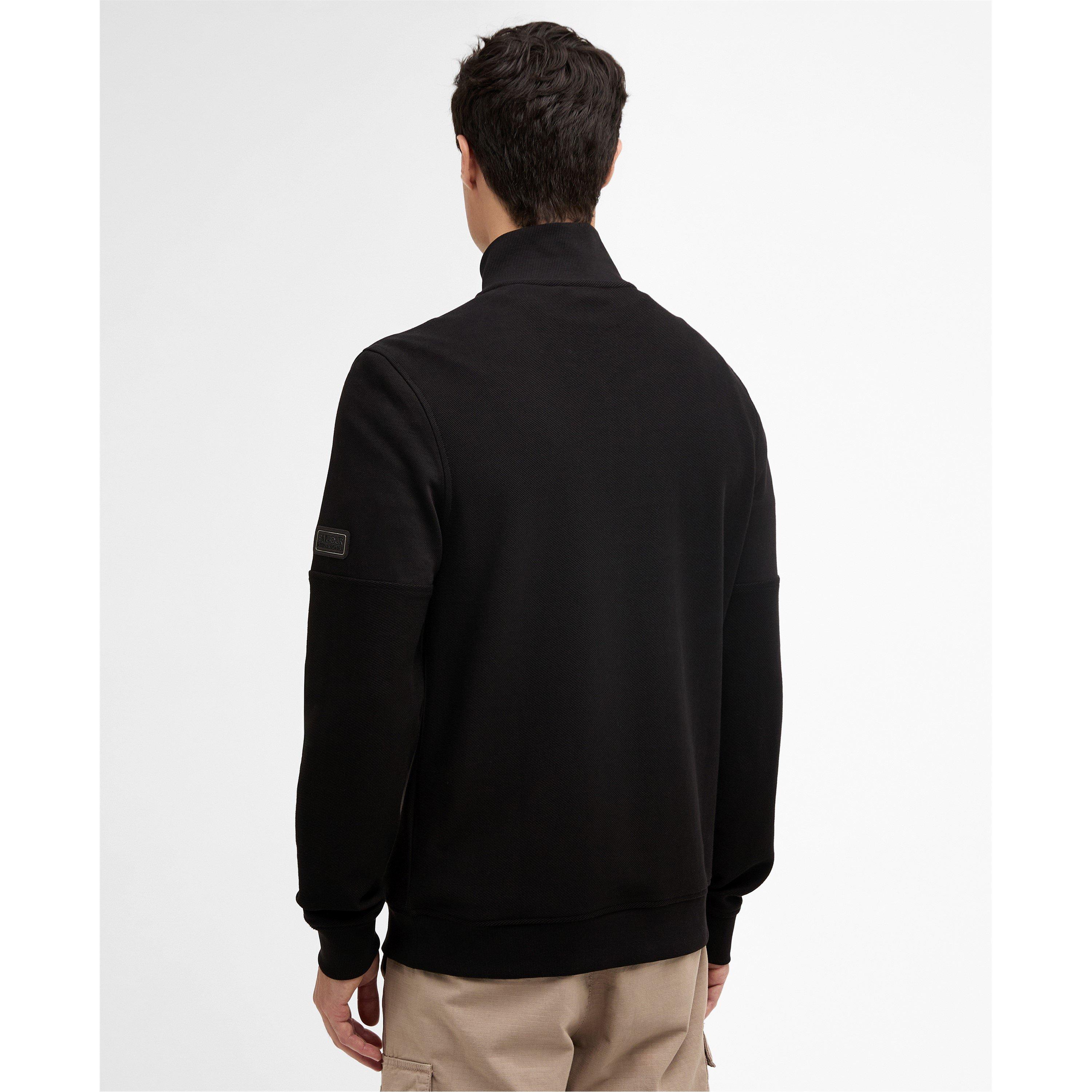Black - Barbour International - Mens Kaspian Half-Zip Sweatshirt - 3