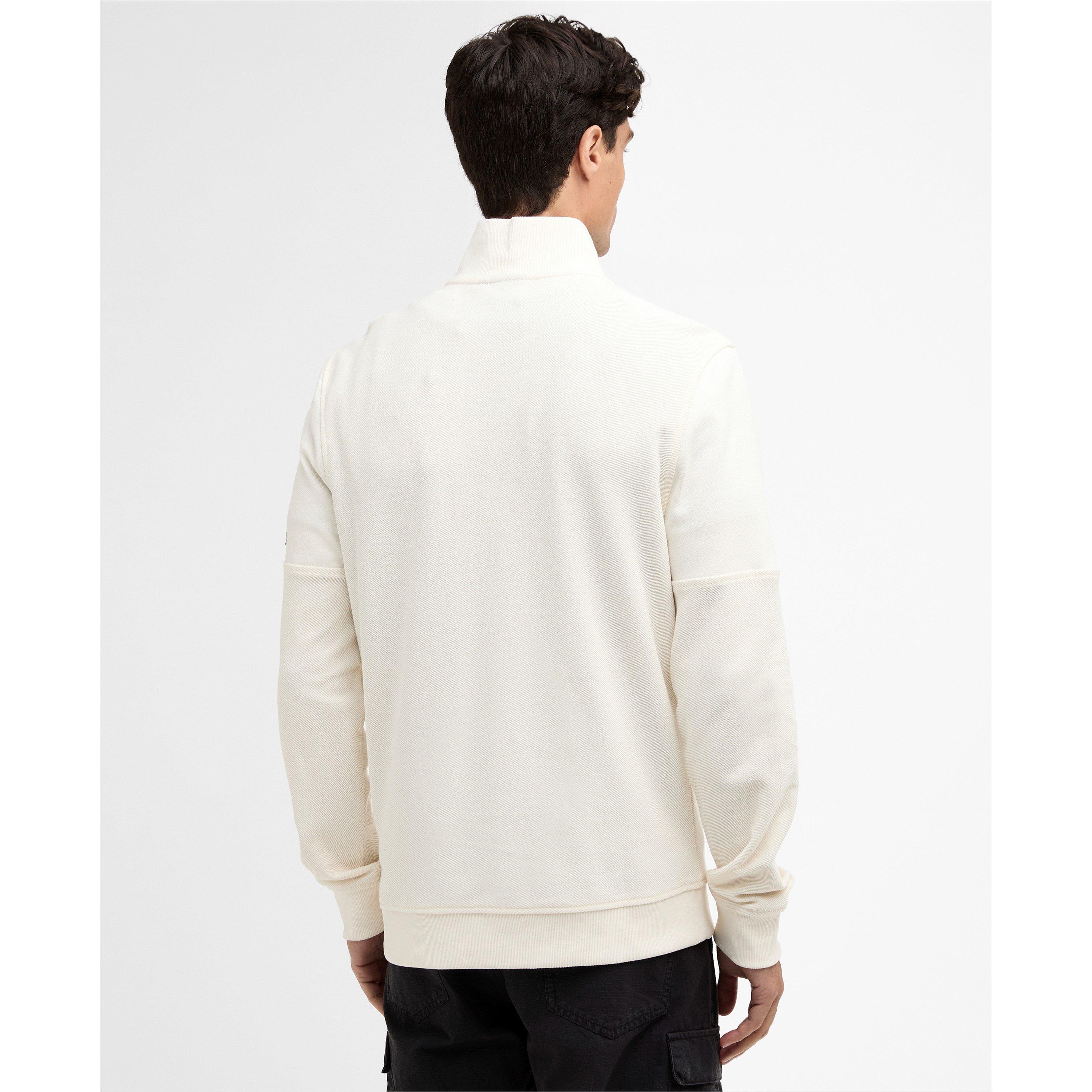 Whsper Wht WH32 - Barbour International - Mens Kaspian Half-Zip Sweatshirt - 3