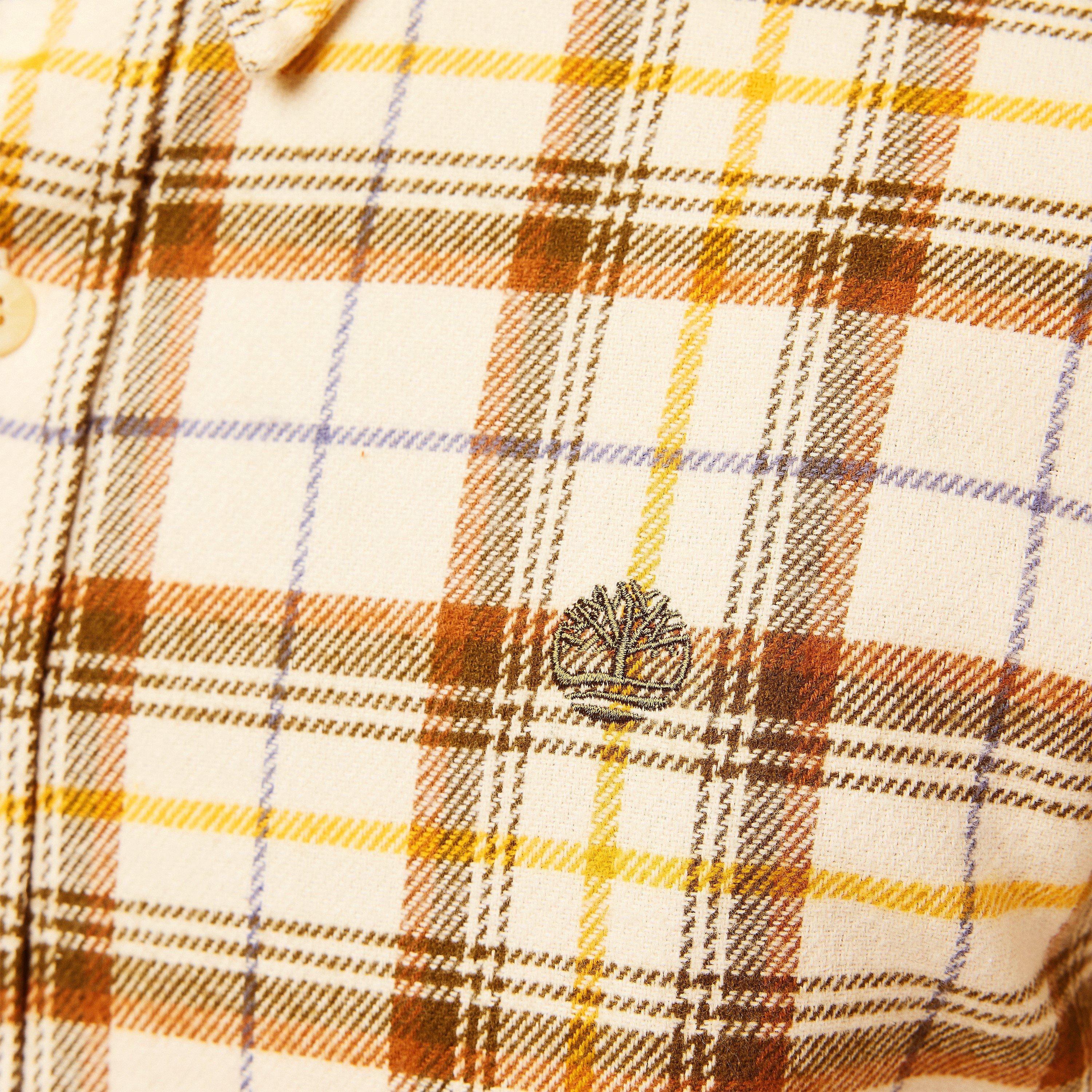 Angora - Timberland - Men's Midweight Flannel Check Long-Sleeve Patterned Shirt - 5