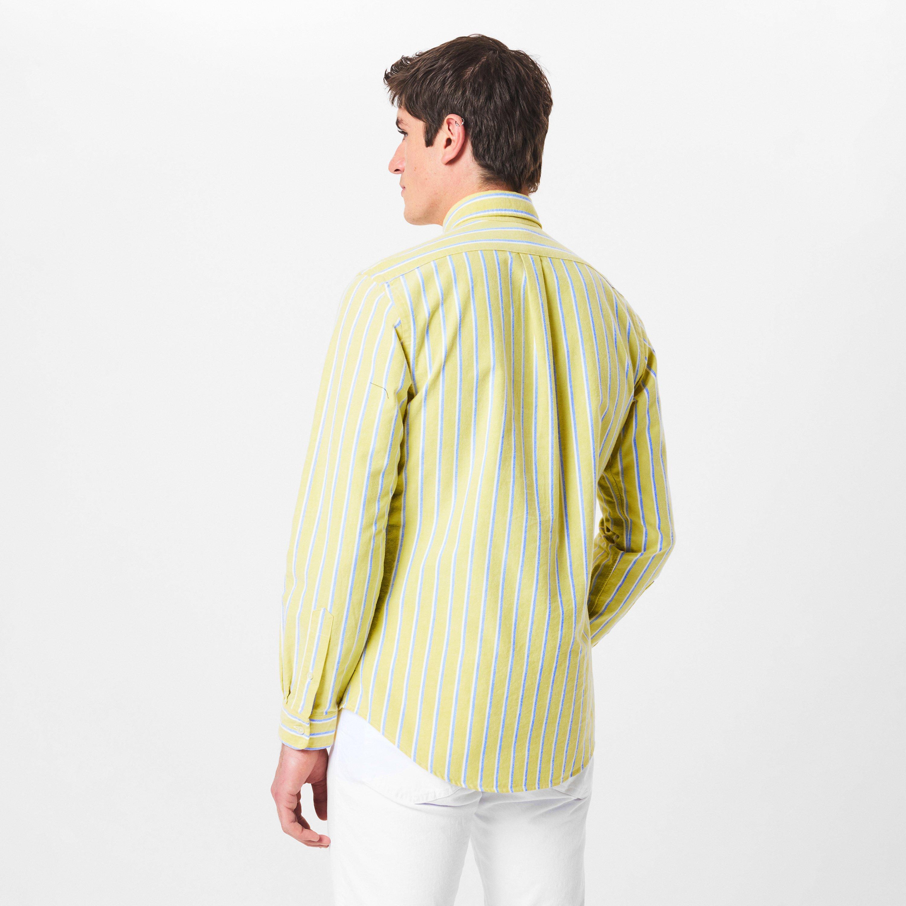 Giallo Blu - Polo Ralph Lauren - Multi-coloured Striped Poplin Shirt - 4