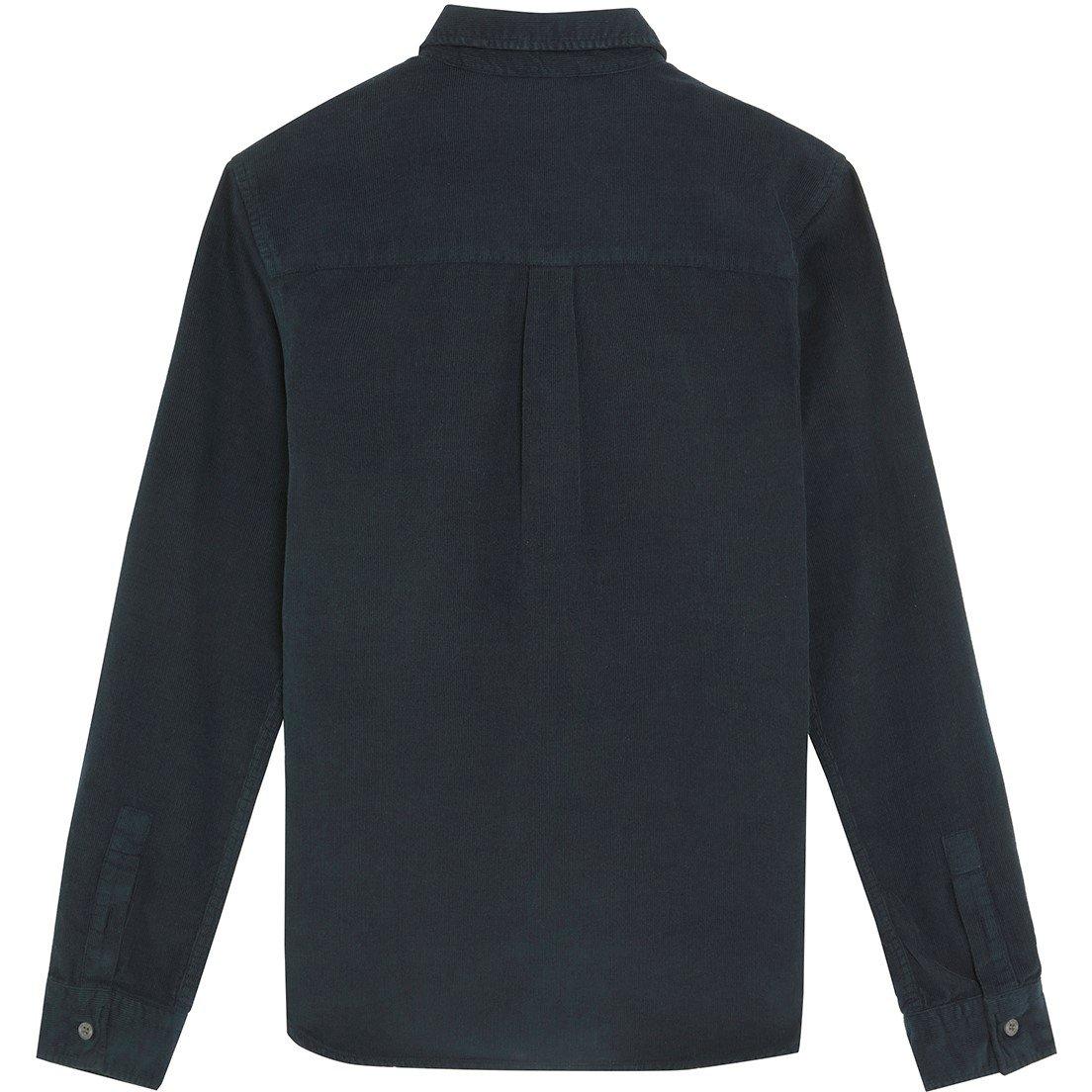 Dark Navy - Lyle and Scott - N Cord Shirt Jn99 - 2