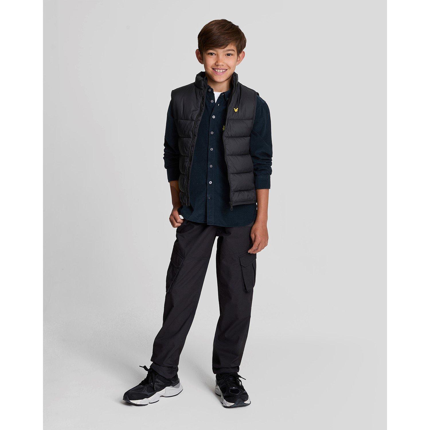 Dark Navy - Lyle and Scott - N Cord Shirt Jn99 - 6