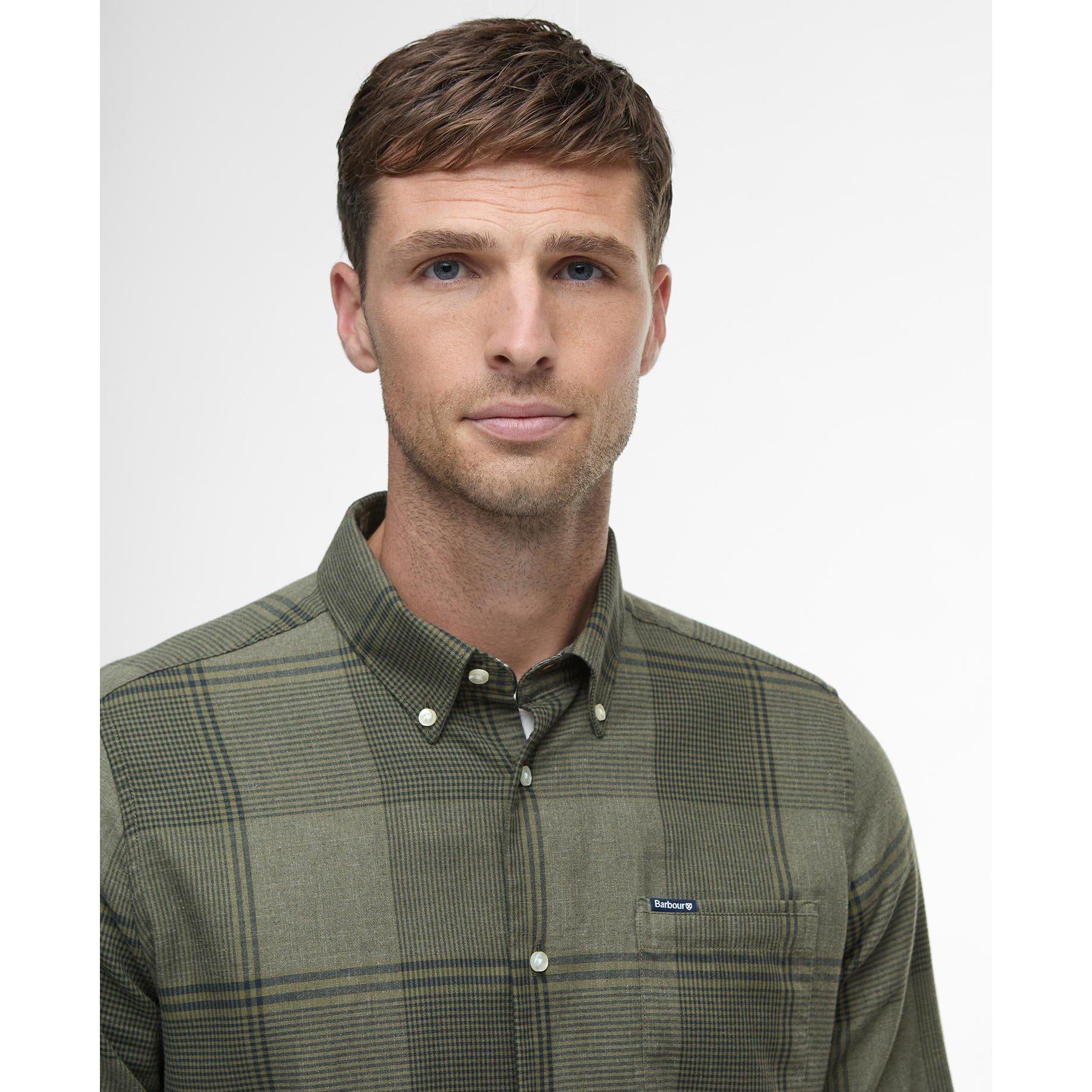 Olive OL51 - Barbour - Mens Heaney Shirt - 3