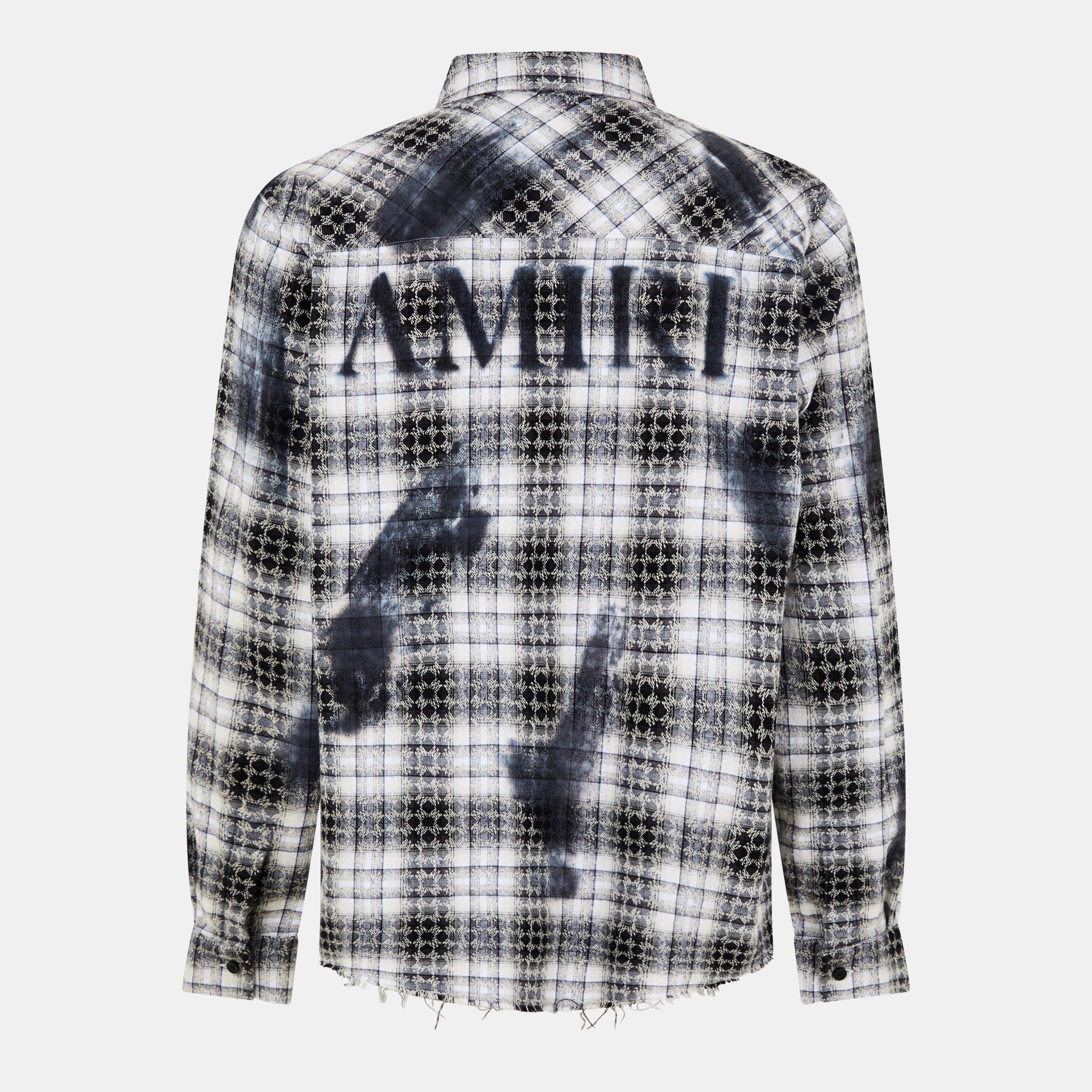 Black - Amiri - Men's Patterned Long-Sleeve Shirt - 2