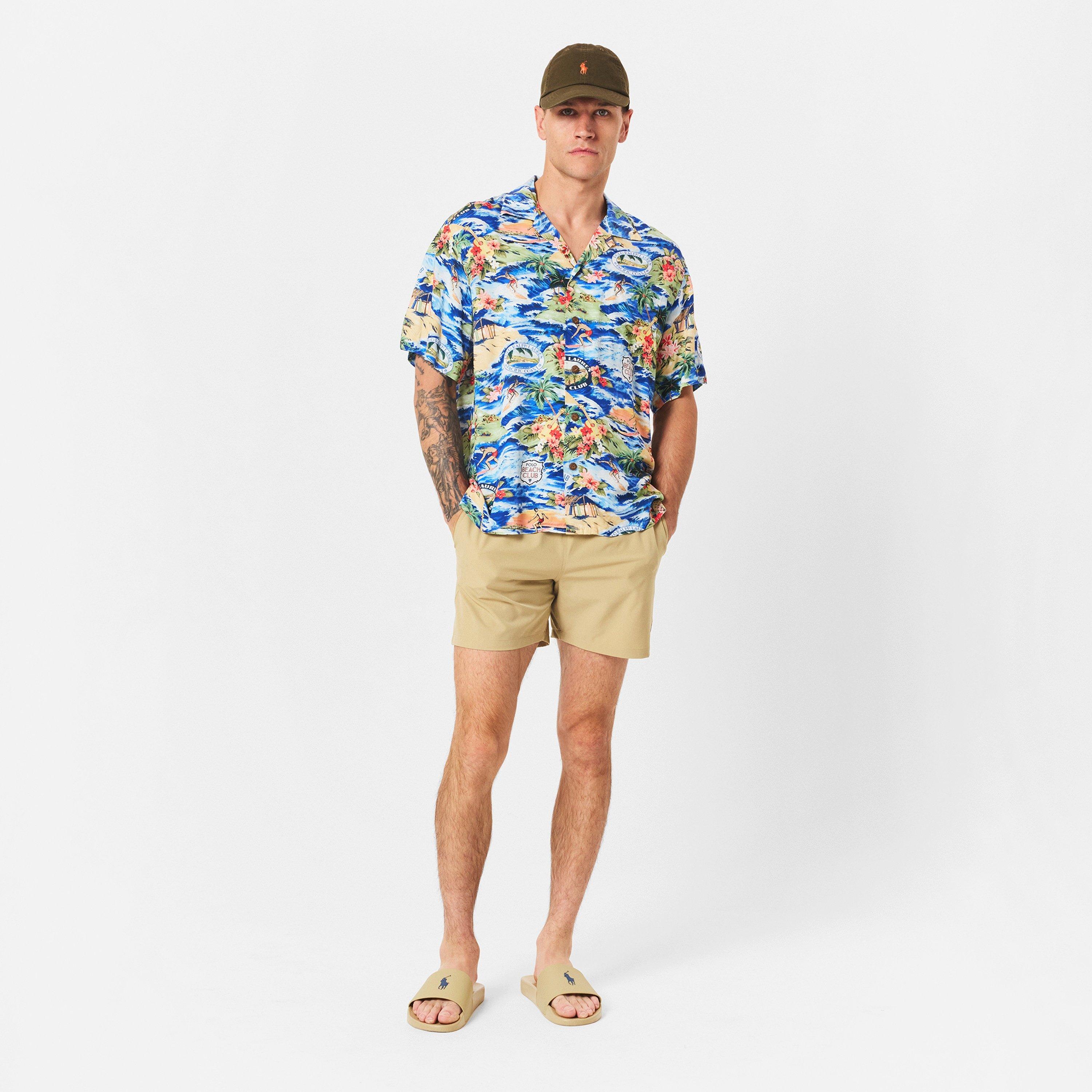 Surf Scenic - Polo Ralph Lauren - Men's Rayon Short-Sleeve Patterned Shirt - 6