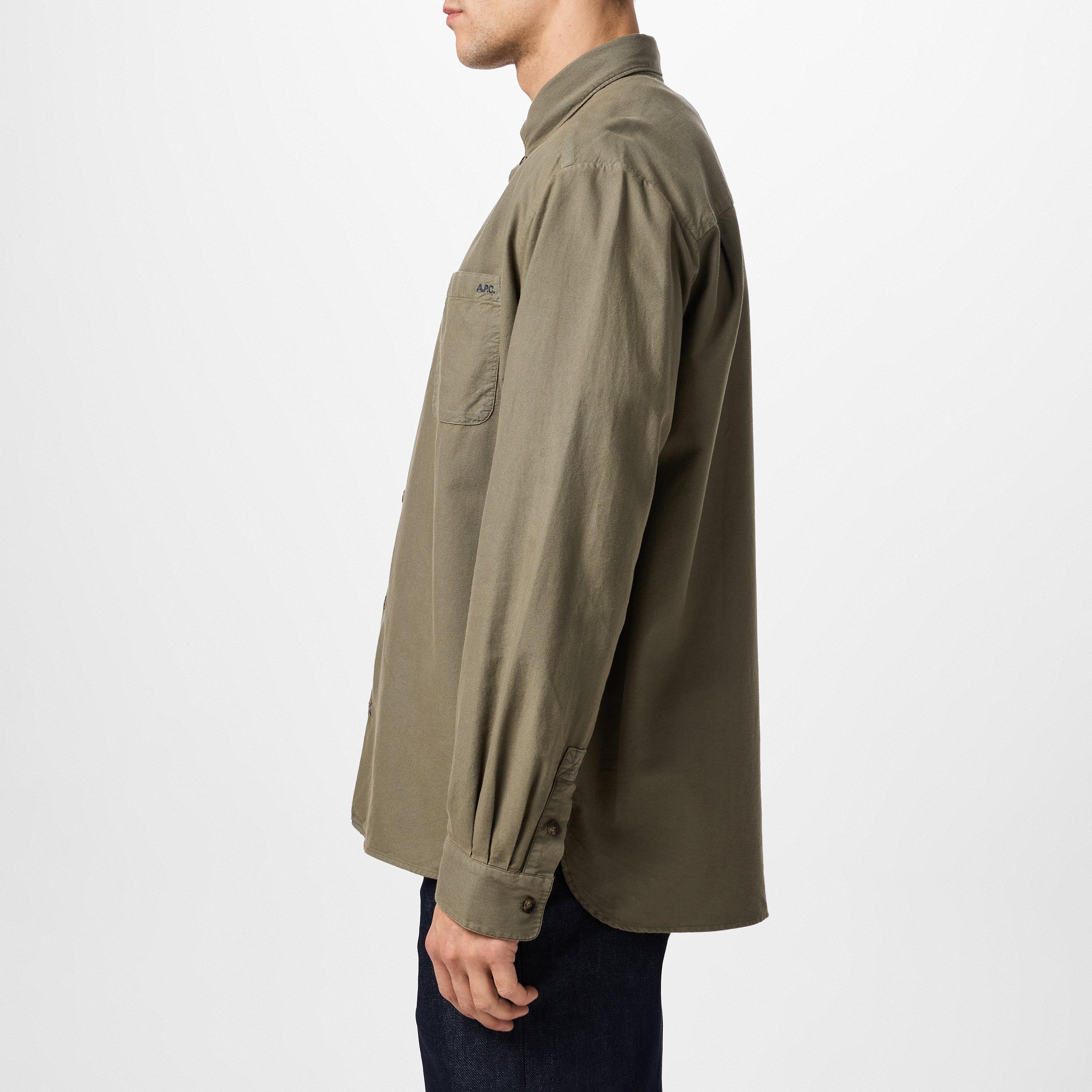 Khaki JAA - APC - Mateo Logo Shirt - 2