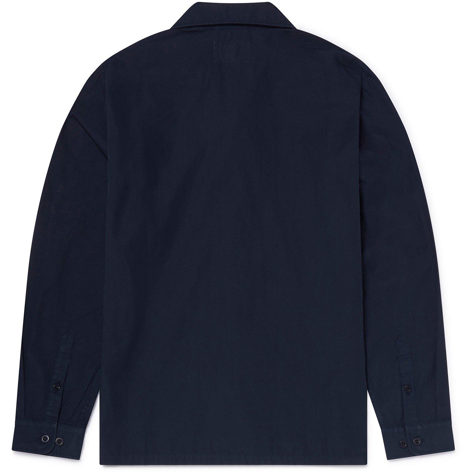 Dark Navy 002 - Albam - Men's Long Sleeve Plain Shirt - 2