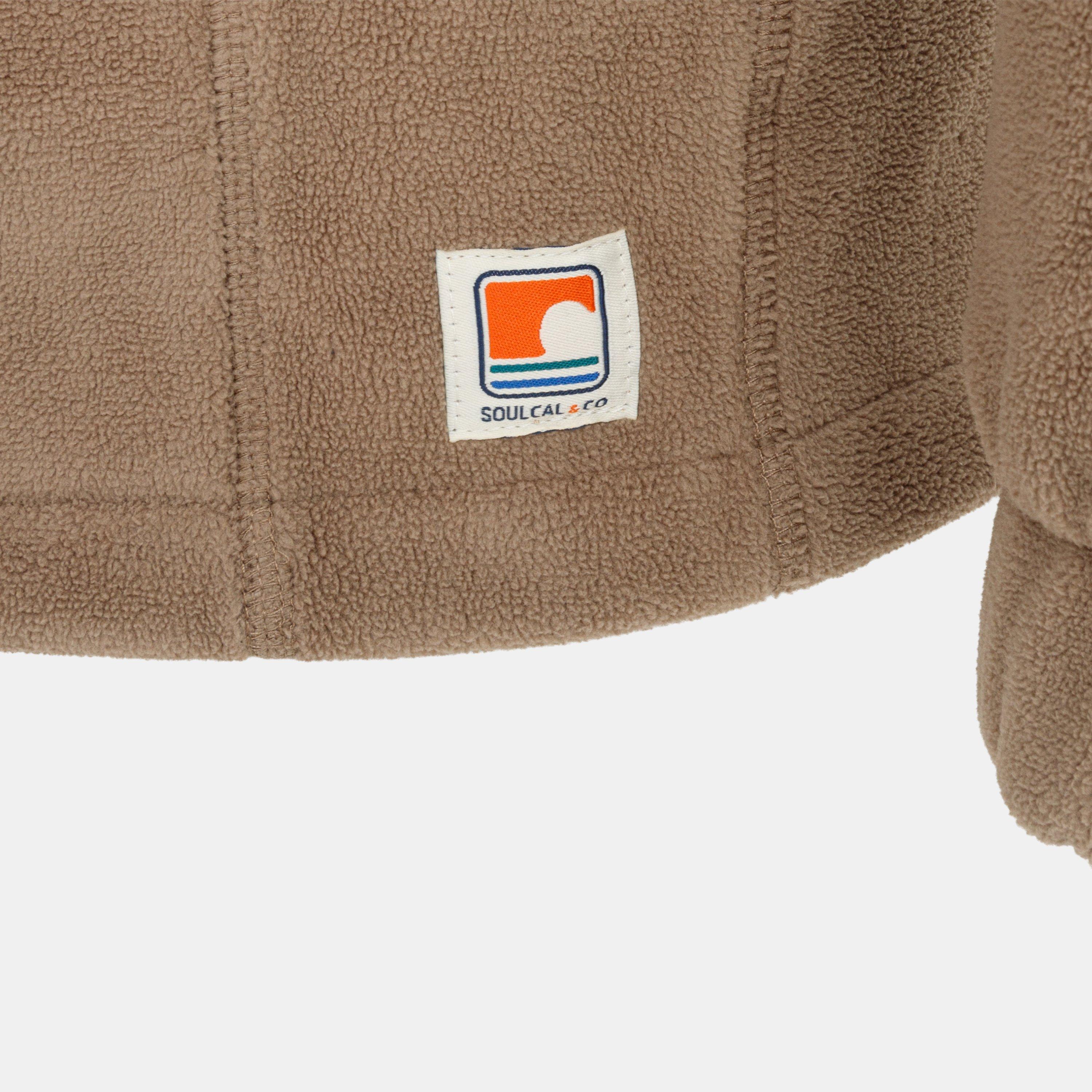 Beige - SoulCal - Cal Fleece jacket Mens - 7