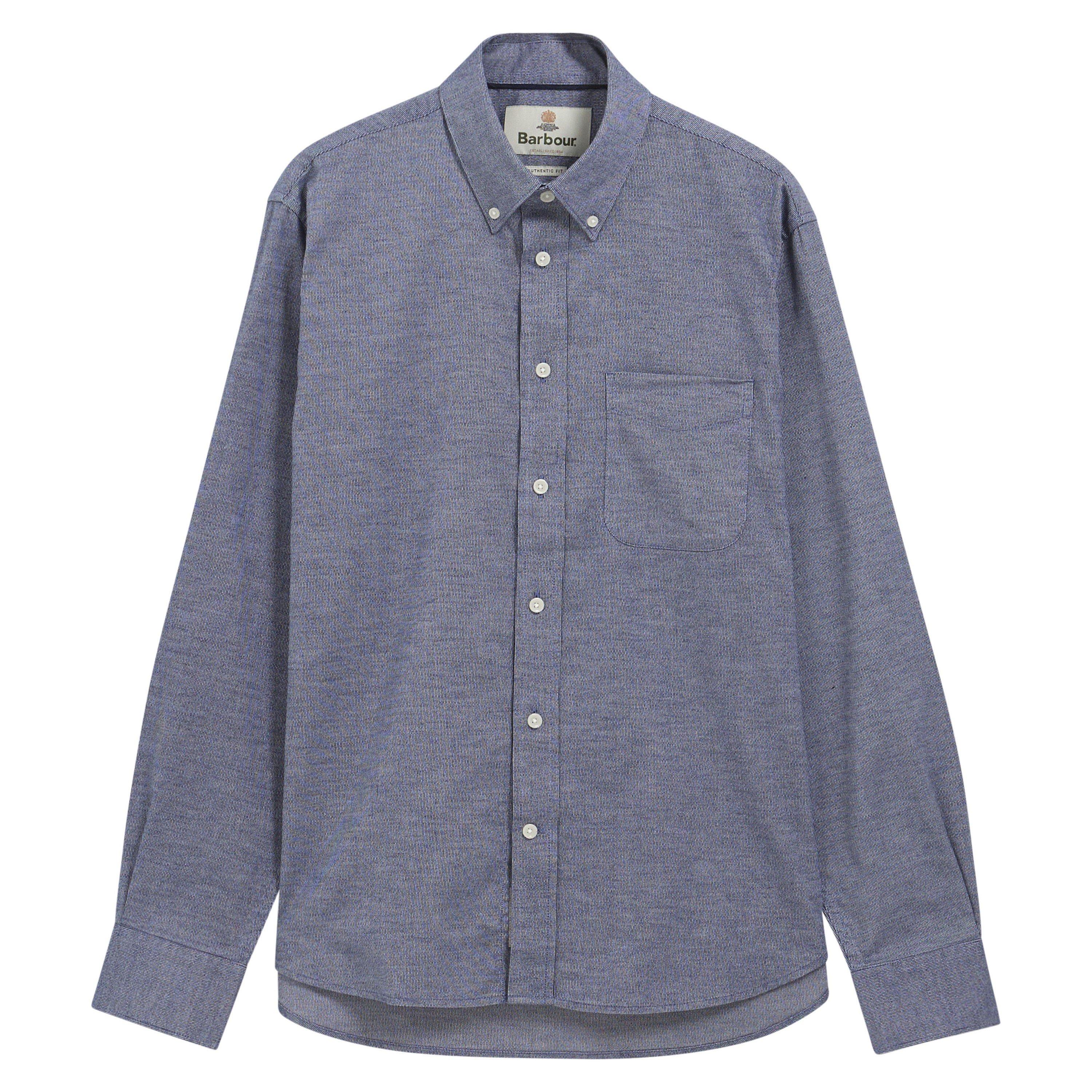 Men's Nevis Authentic Long-Sleeve Cotton Textured Shirt