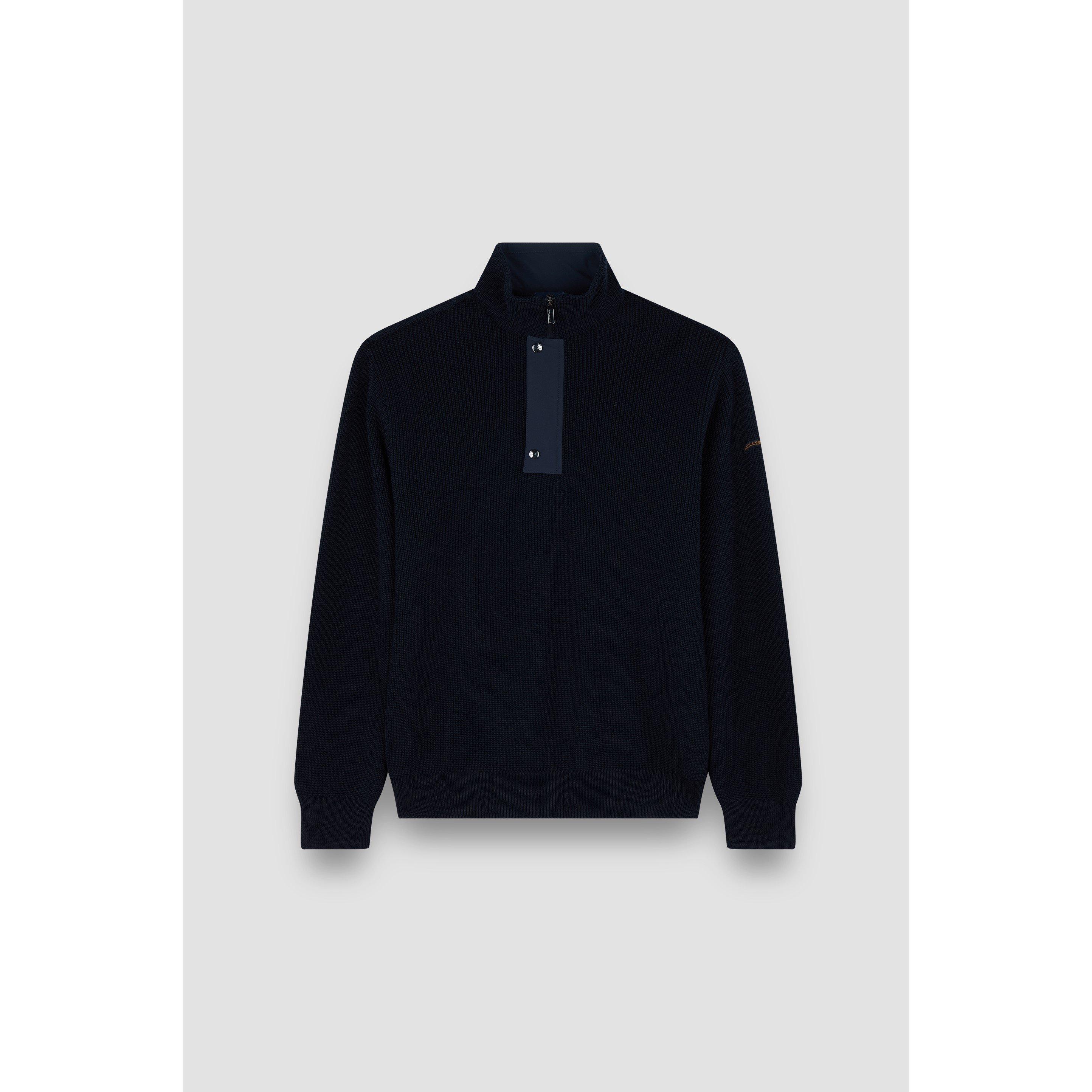Navy - Paul And Shark - Men's 1/4 Zip Fleece - 1