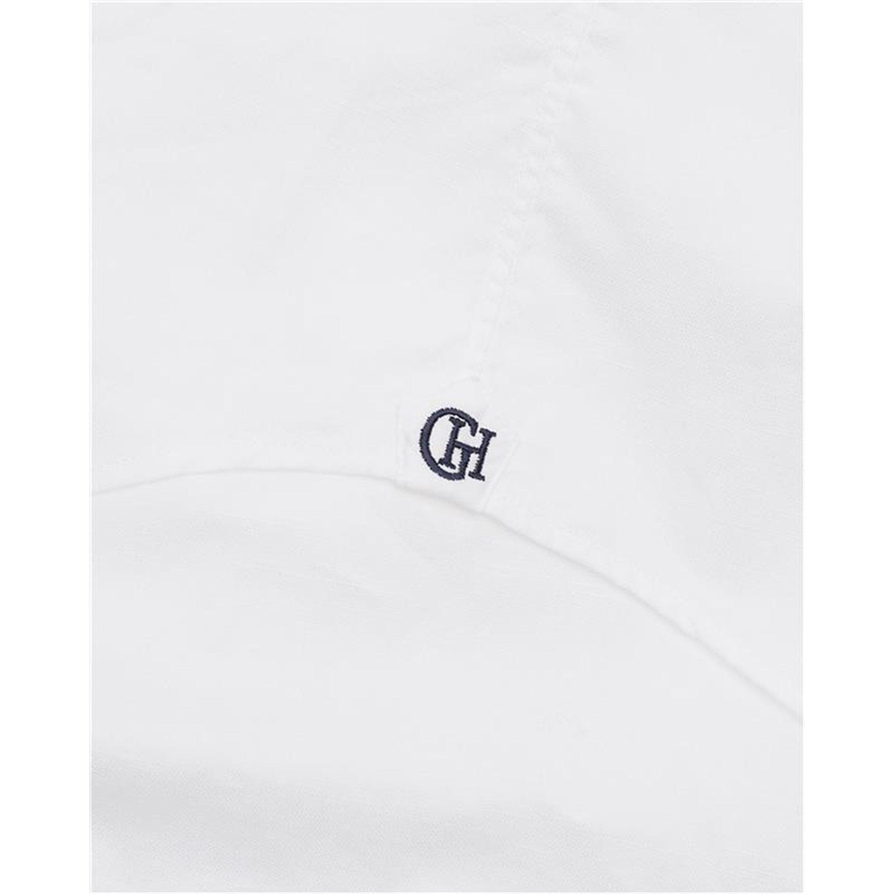 White - Gieves and Hawkes - Men's Long Sleeve Plain Shirt - 4