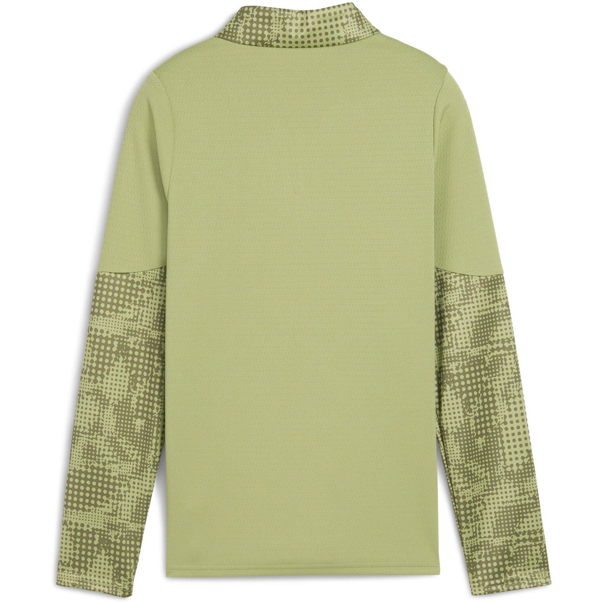ClmngGrn-Sl-lv - Puma - Puma Teamcup Training 1/4 Zip Top Jr Fleece Unisex Kids - 2