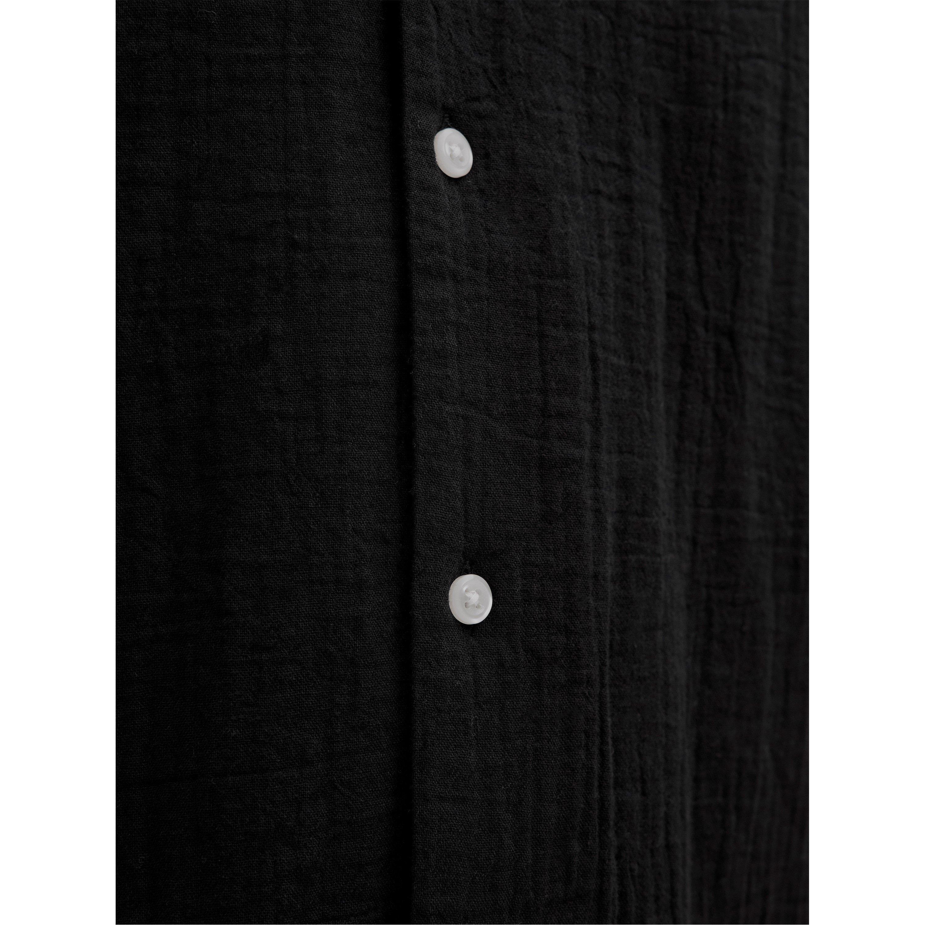 Black - Jack and Jones - Patras Relaxed Resort Short-Sleeve Patterned Shirt - 4