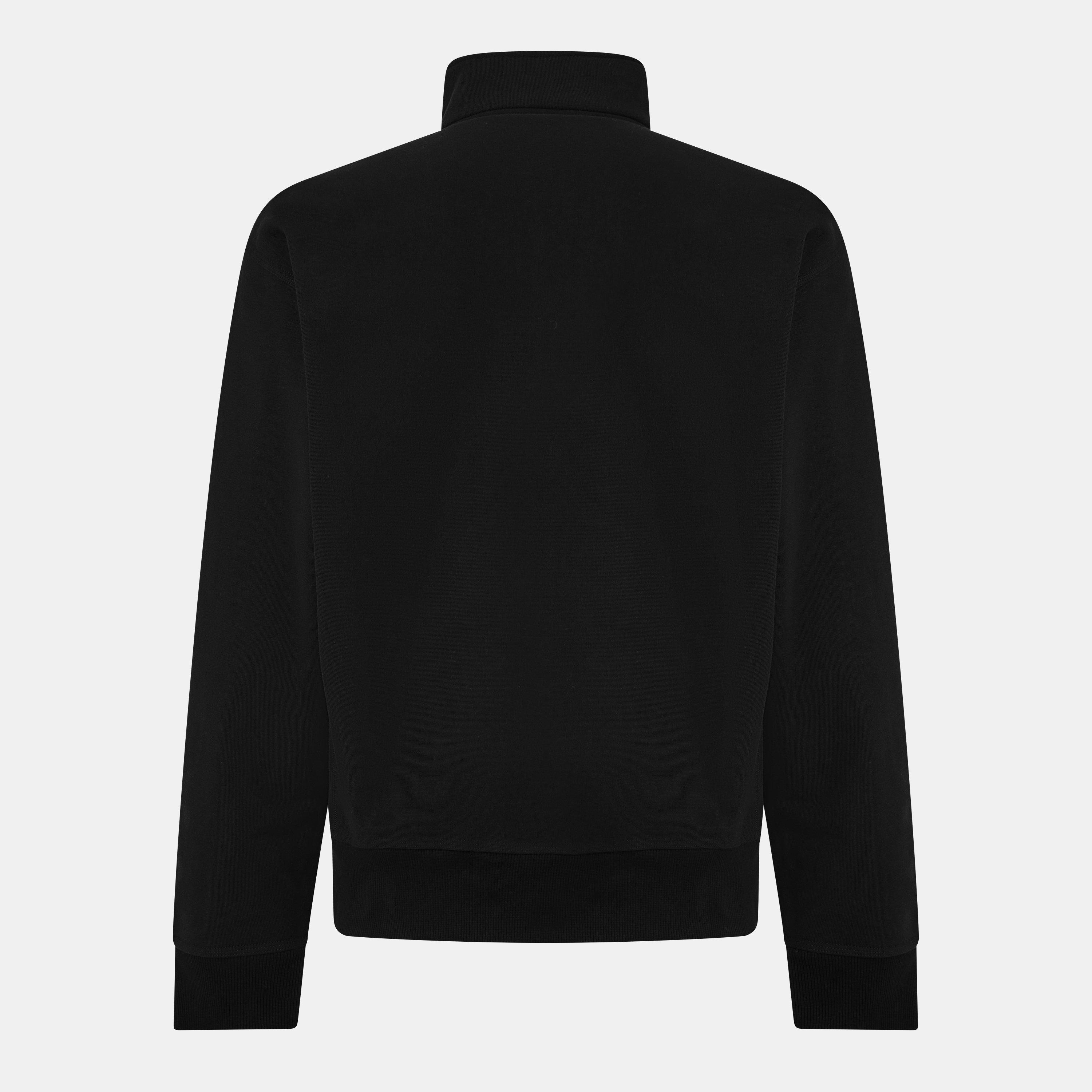Black - Fendi - Men's quarter Zip Fleece Top - 2