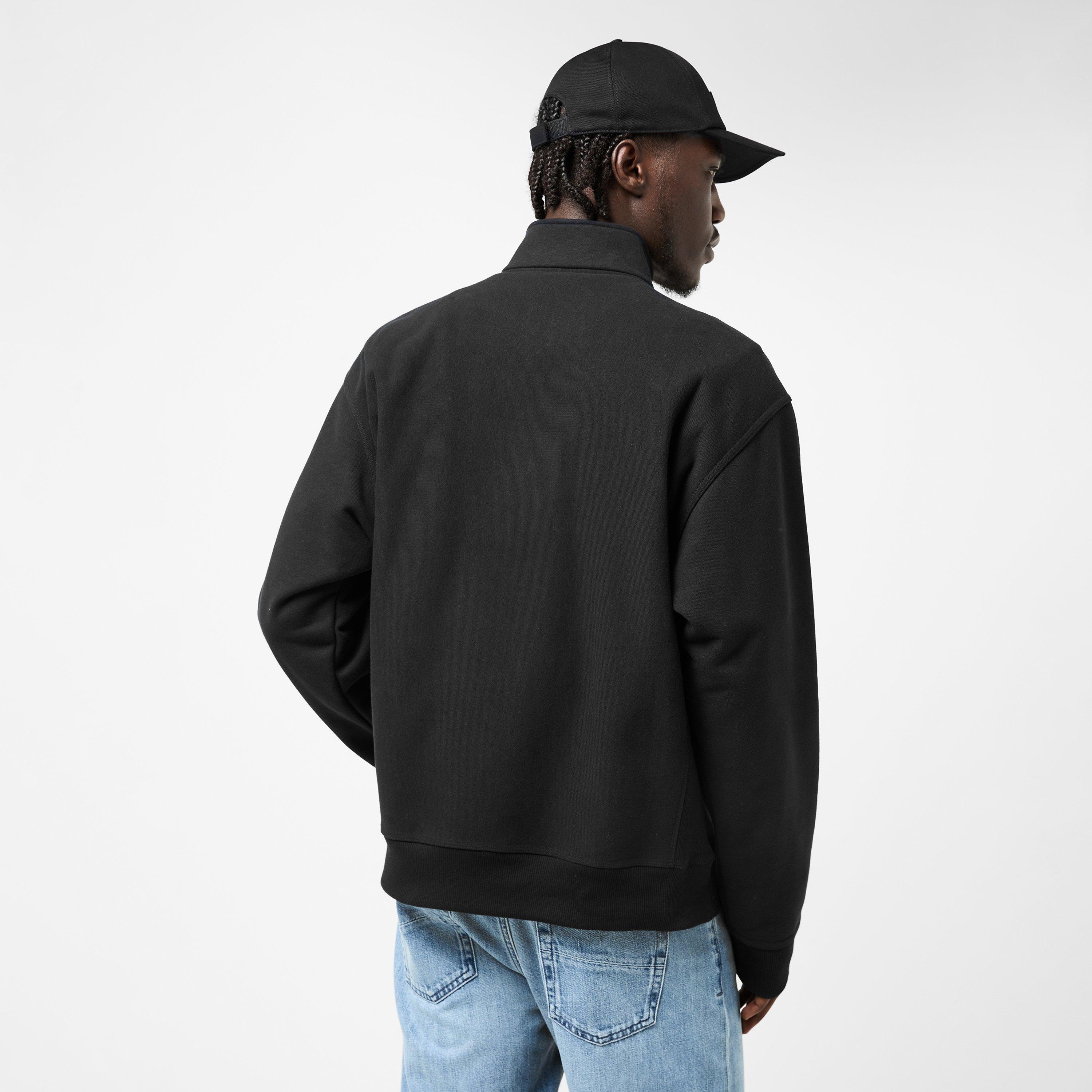 Black - Fendi - Men's quarter Zip Fleece Top - 4