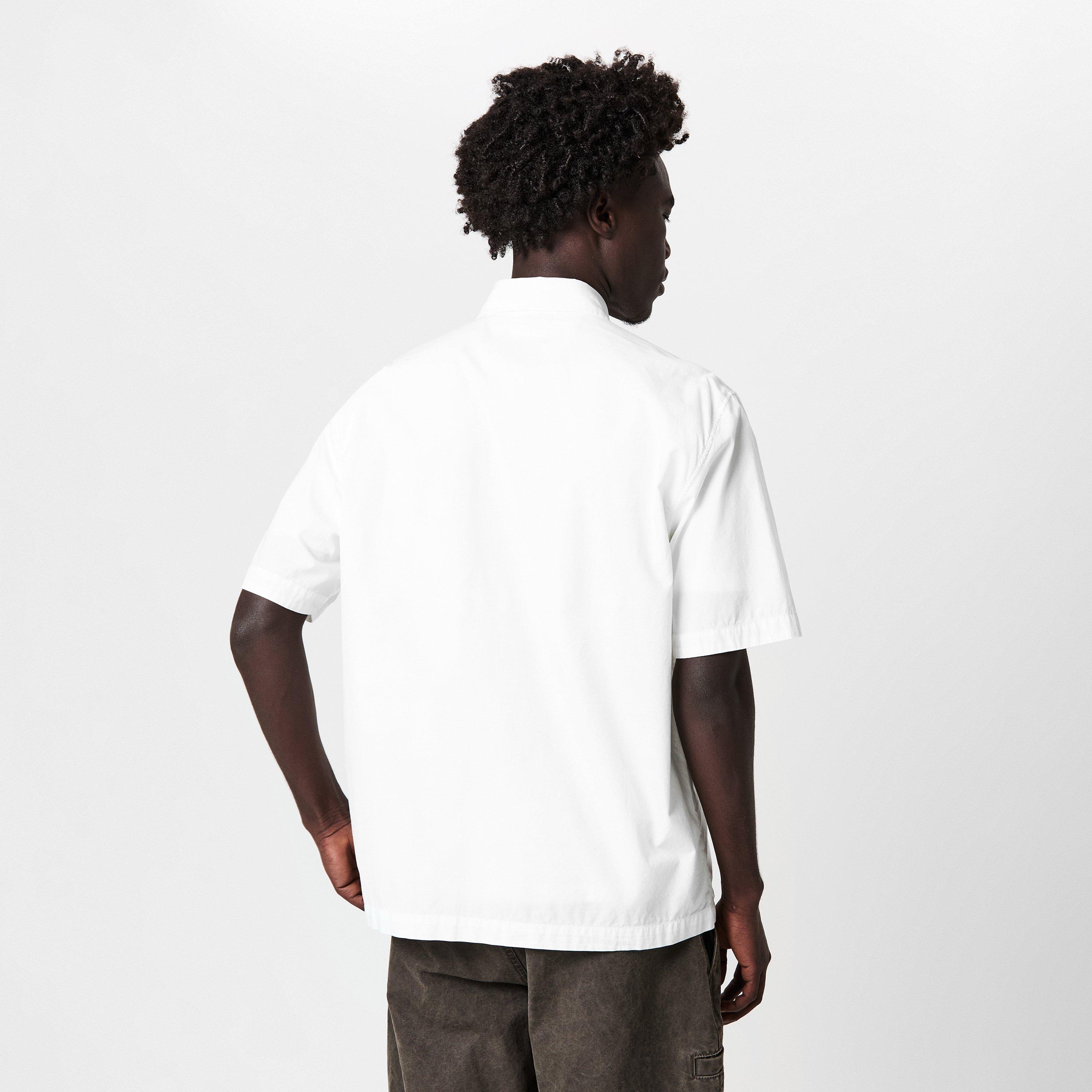 Gauze White 103 - CP Company - Short Sleeve Ripstop Shirt - 4