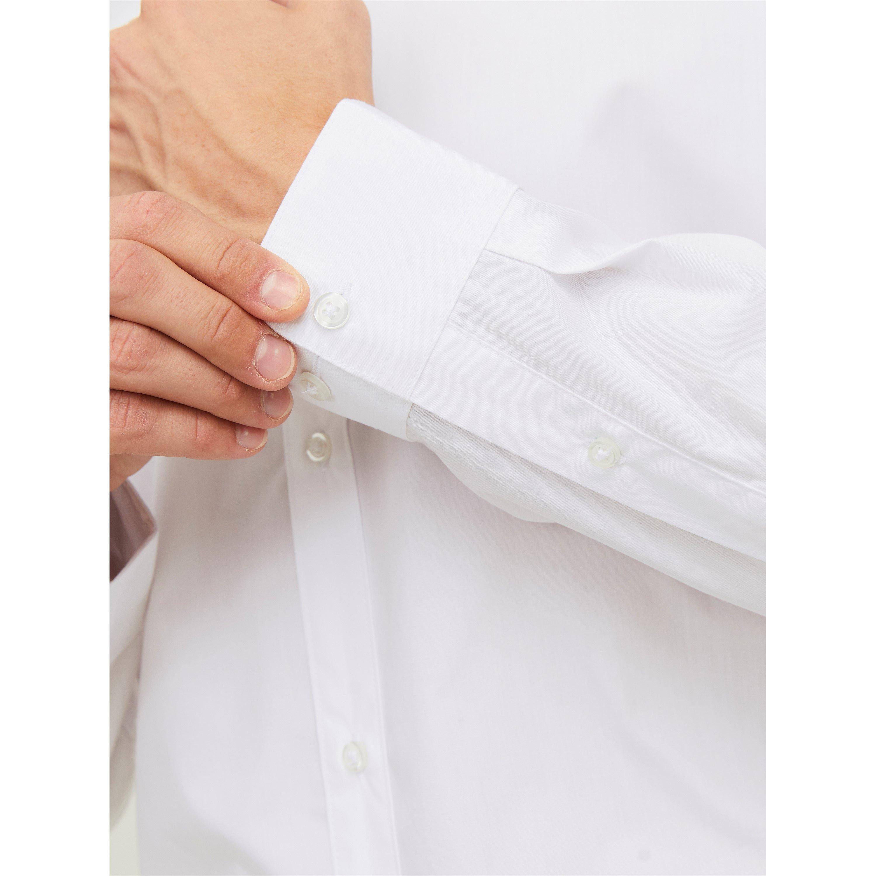 Bianco - Jack and Jones - Joe Poplin Shirt Mens - 2