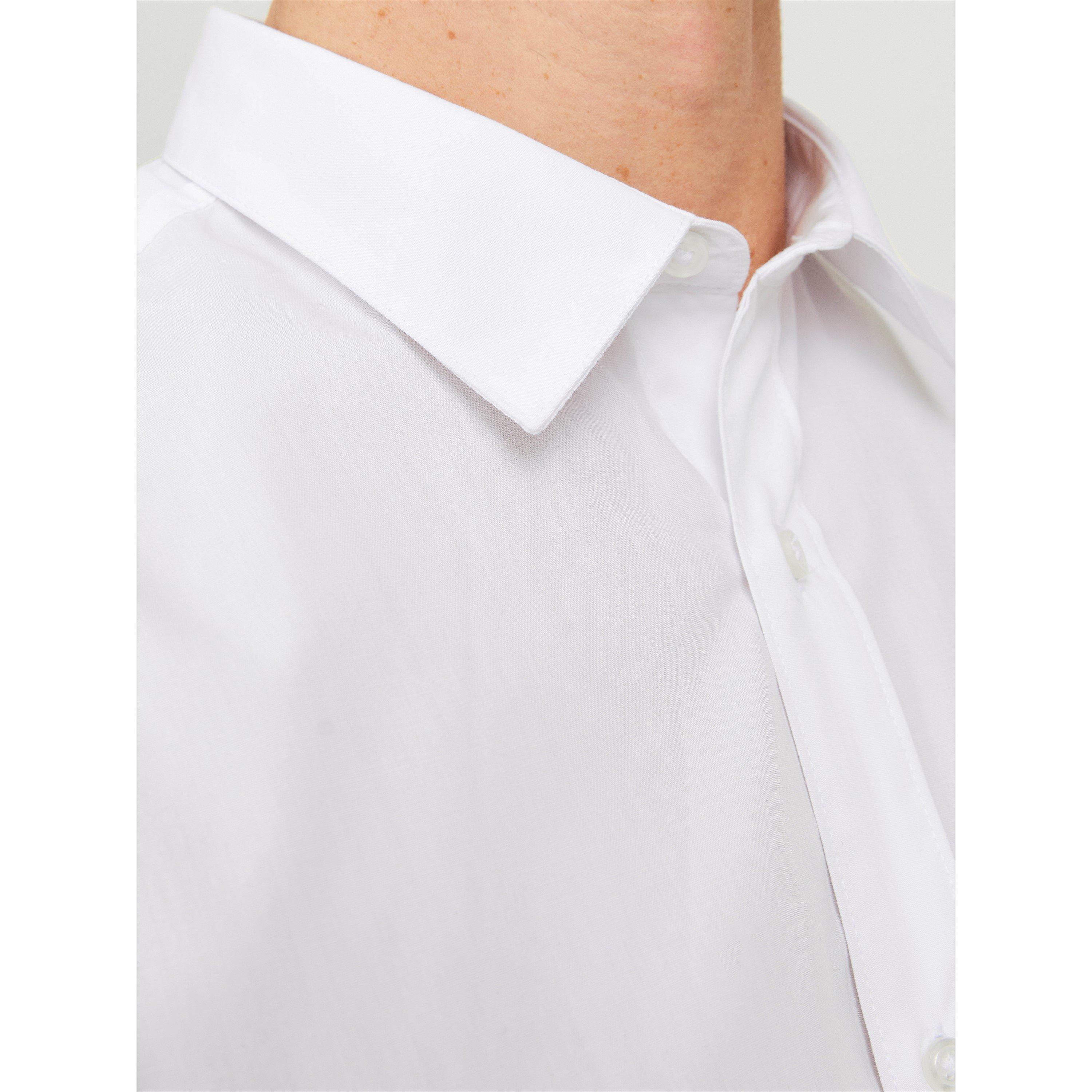 Bianco - Jack and Jones - Joe Poplin Shirt Mens - 6