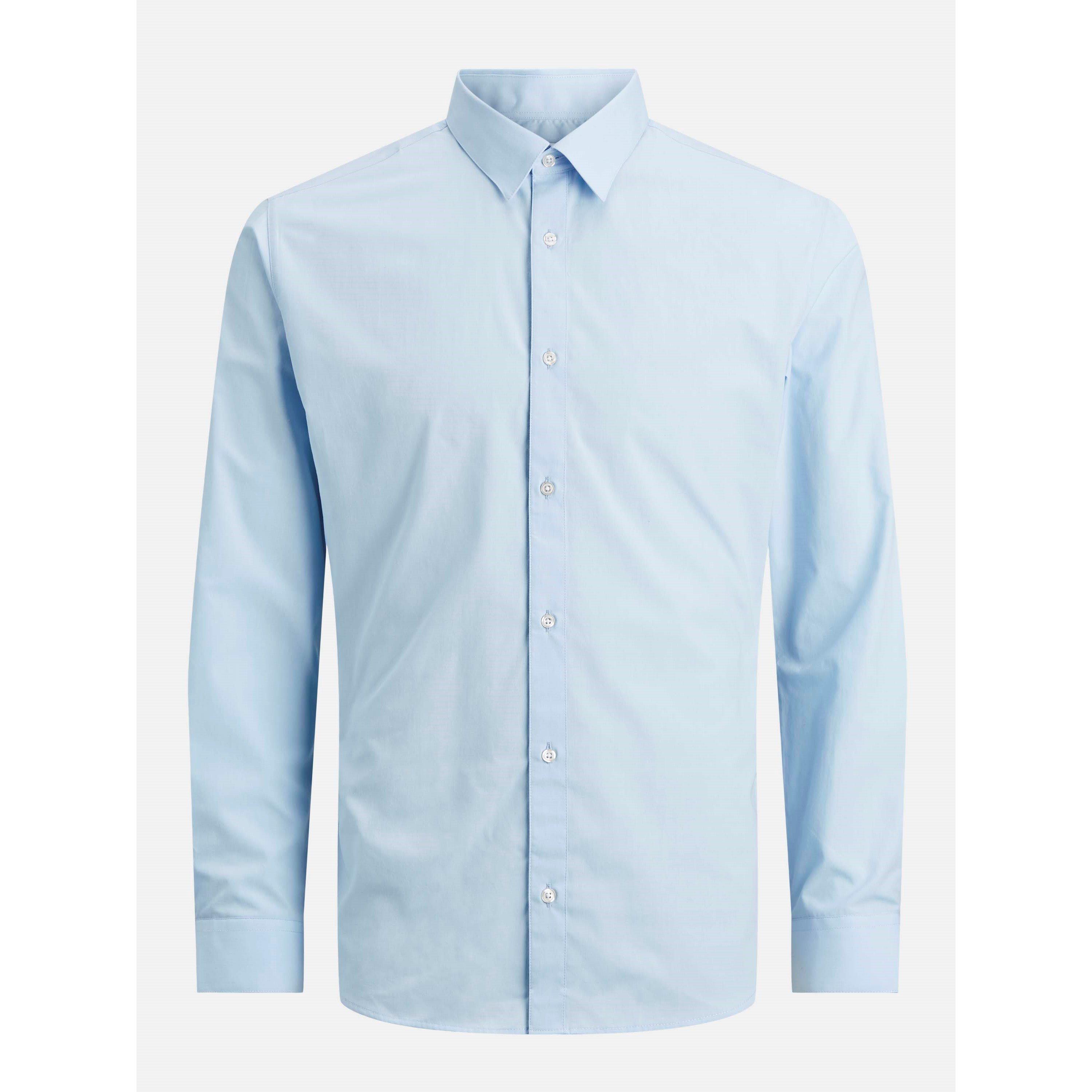 Jack And Jones Men's Joe Poplin Shirt - Cashmere Blue - XL