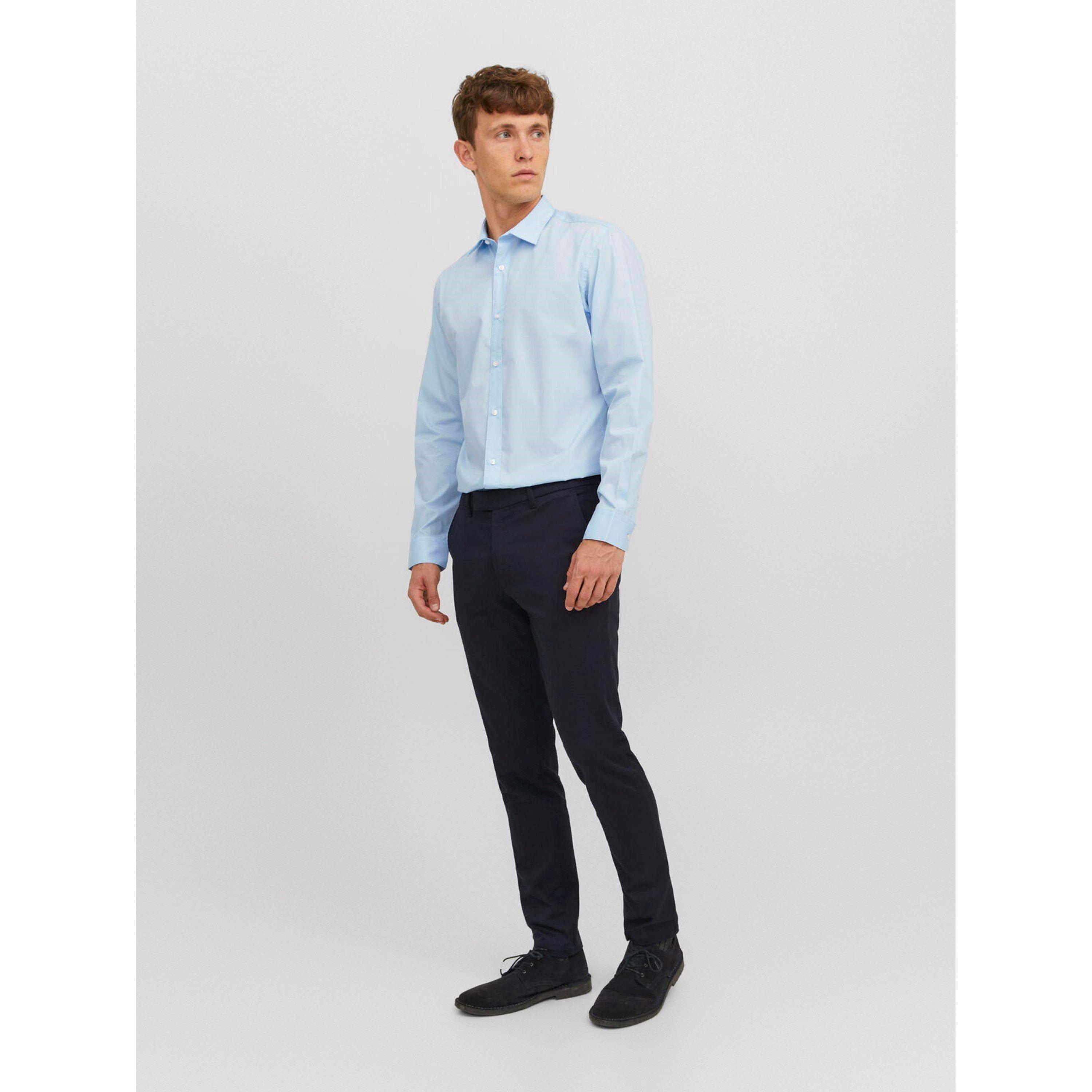 Cashmere Blue - Jack and Jones - Joe Poplin Shirt Mens - 2