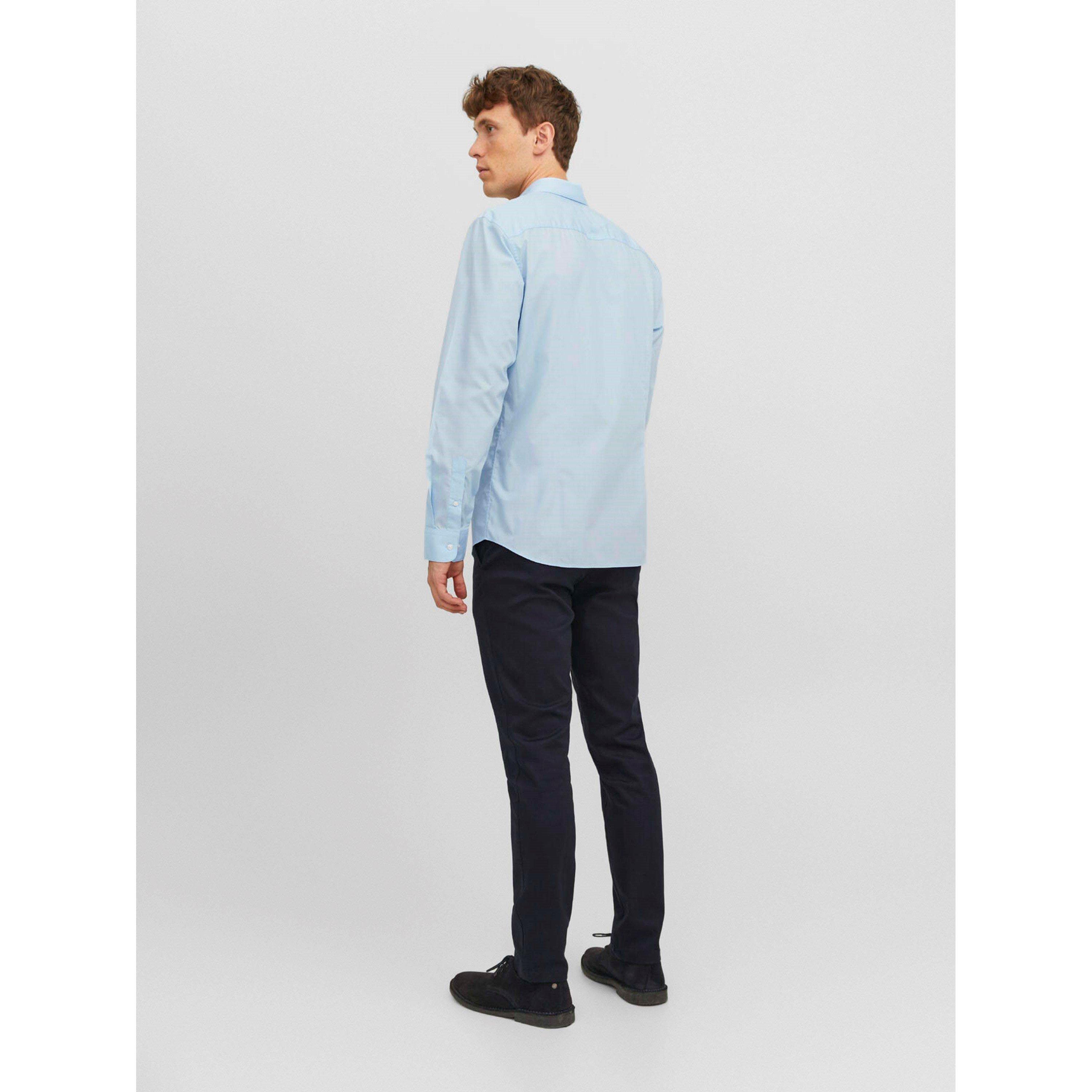 Cashmere Blue - Jack and Jones - Joe Poplin Shirt Mens - 3