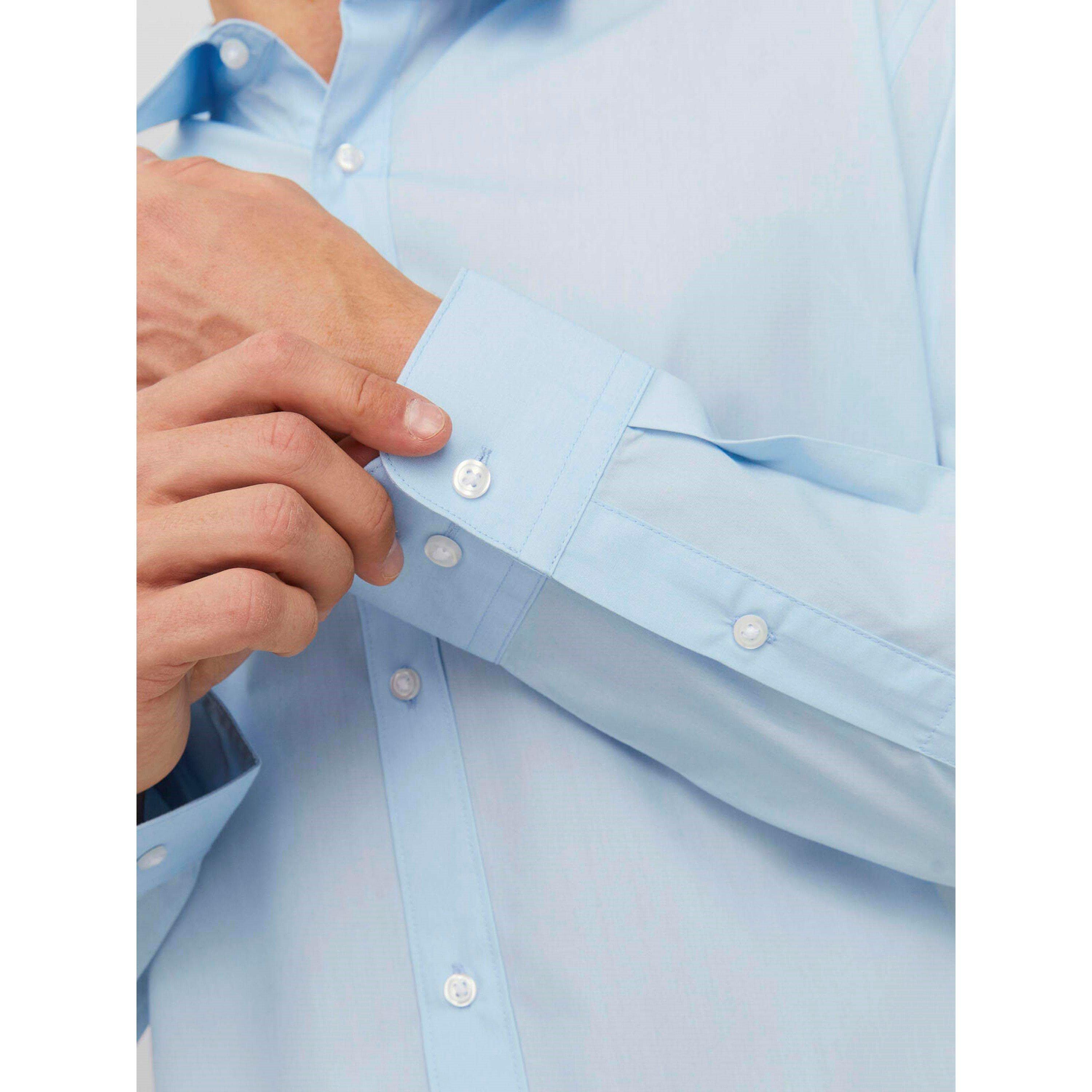 Cashmere Blue - Jack and Jones - Joe Poplin Shirt Mens - 4