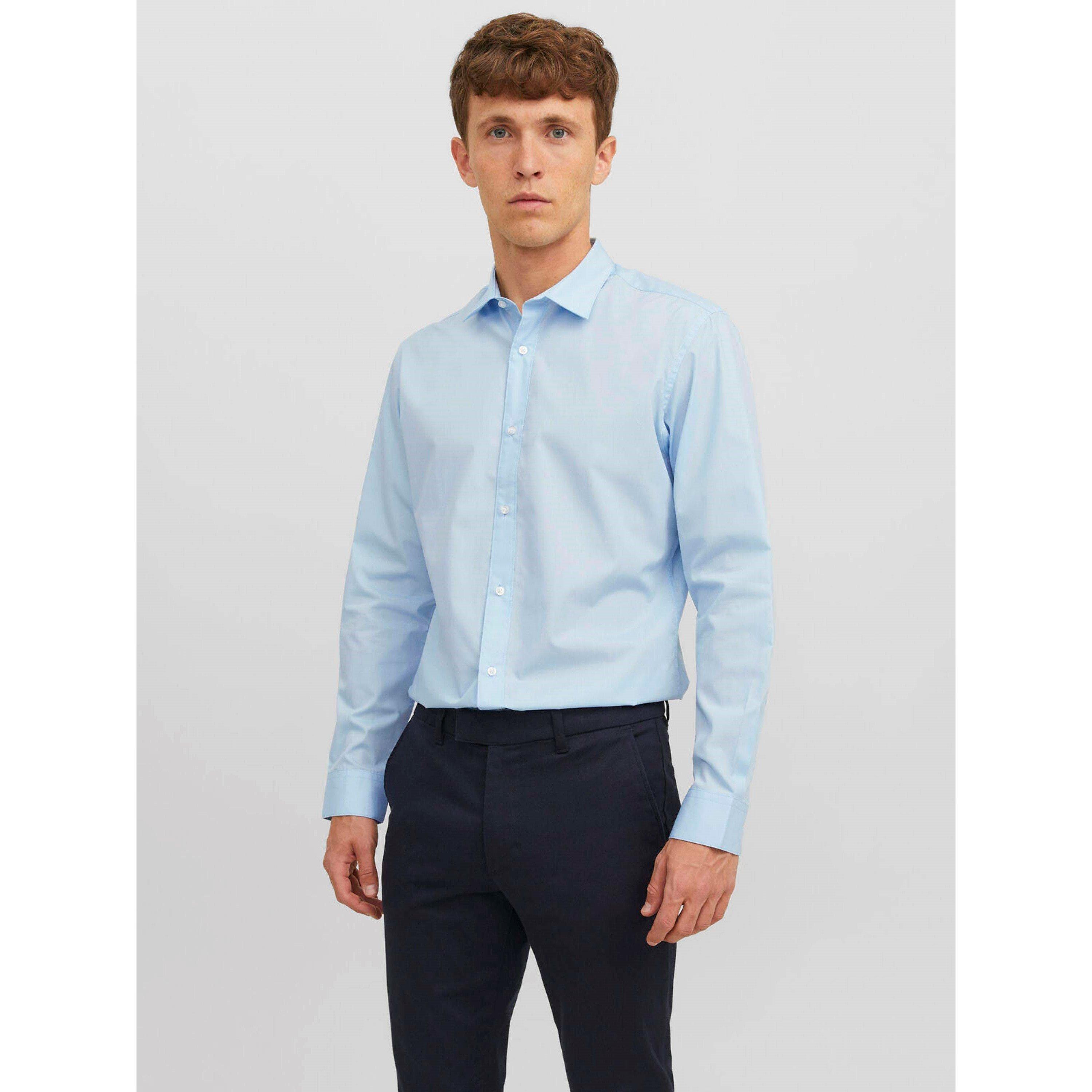 Cashmere Blue - Jack and Jones - Joe Poplin Shirt Mens - 6