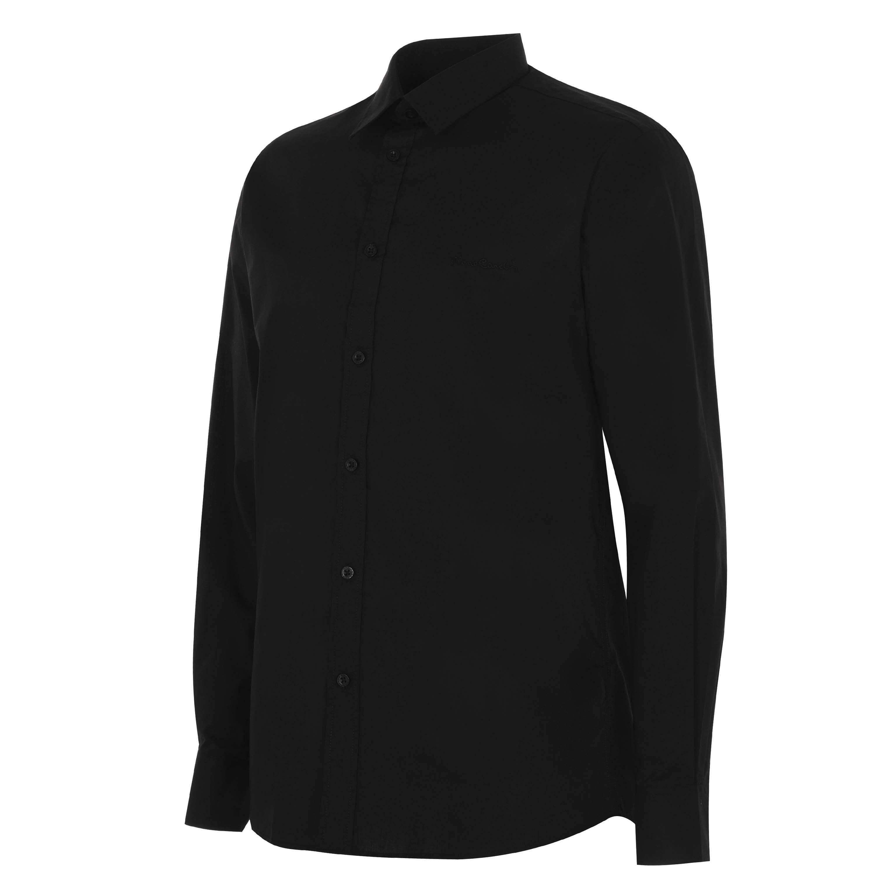 Negro liso - Pierre Cardin - Long Sleeve Shirt Mens - 7
