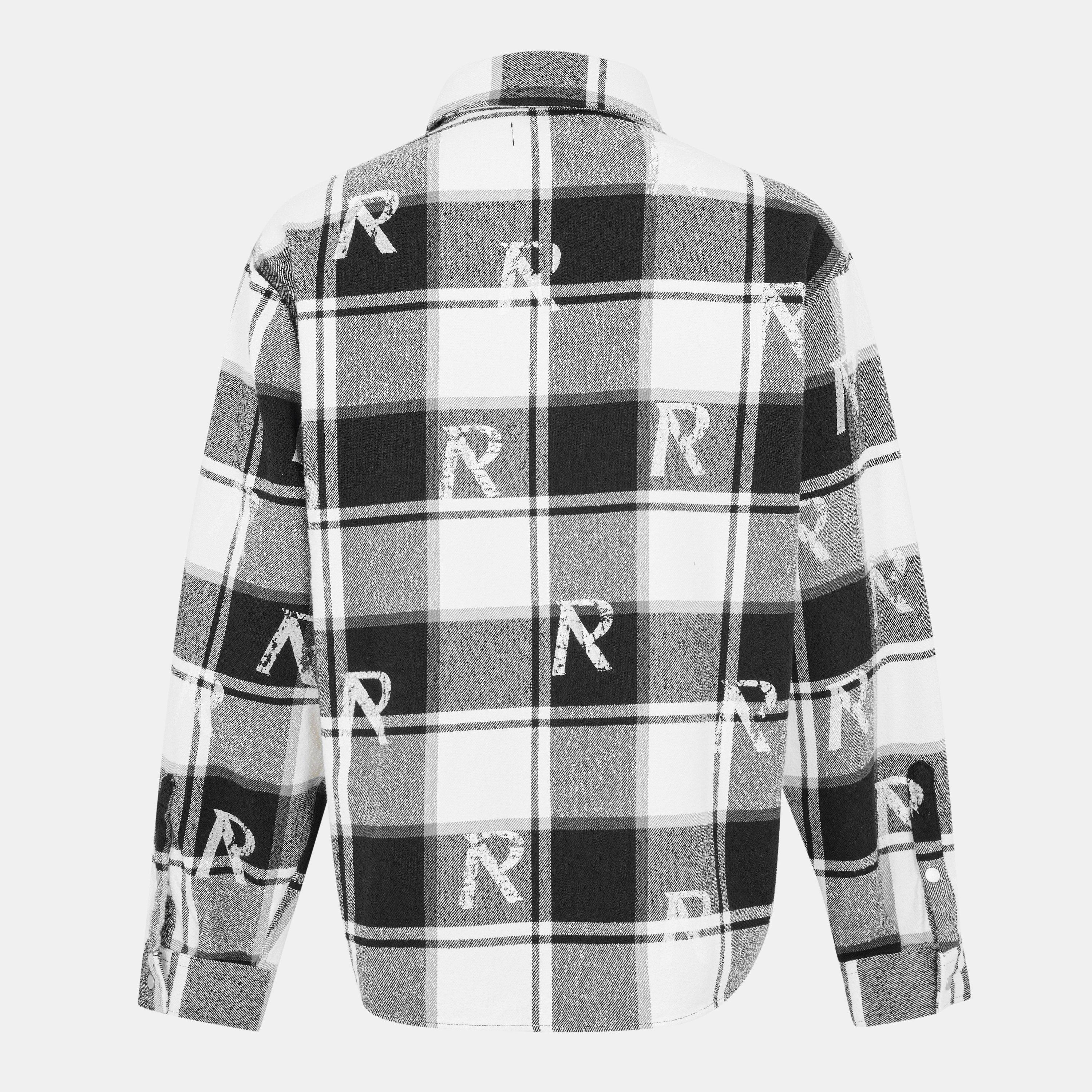 Black/White - Represent - Men's Long-Sleeve Shirt - 2