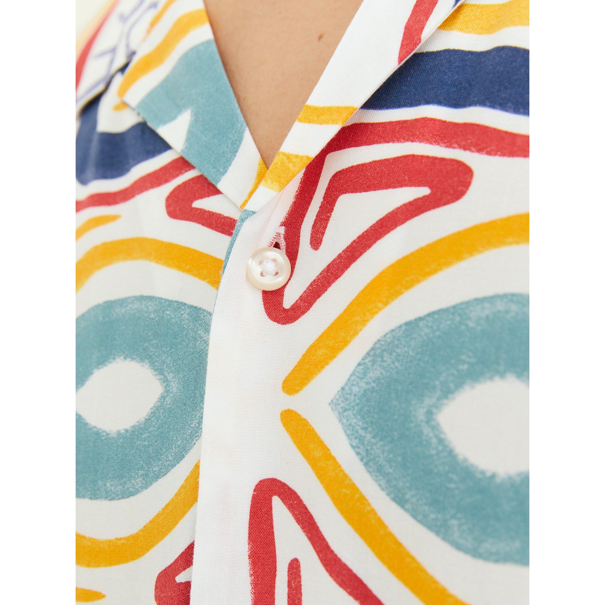 Danseur des nuages - Jack and Jones - JJ Mosaic Print Short-Sleeve Shirt - 4