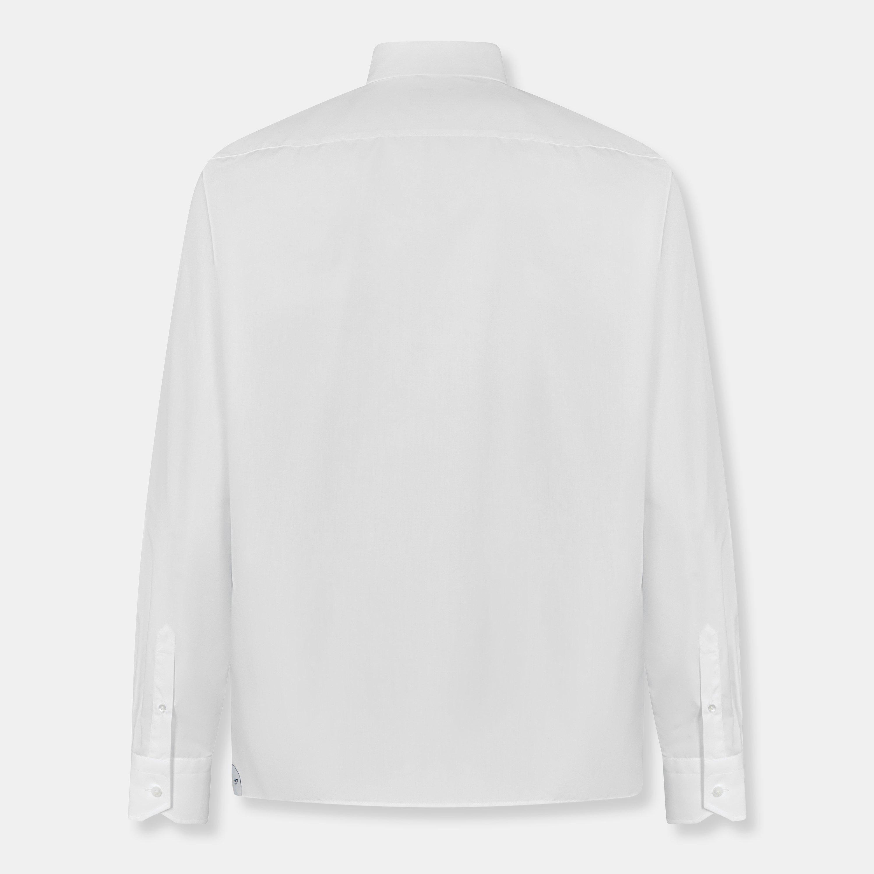 White - Fendi - Men's Logo Long-Sleeve Plain Shirt - 2