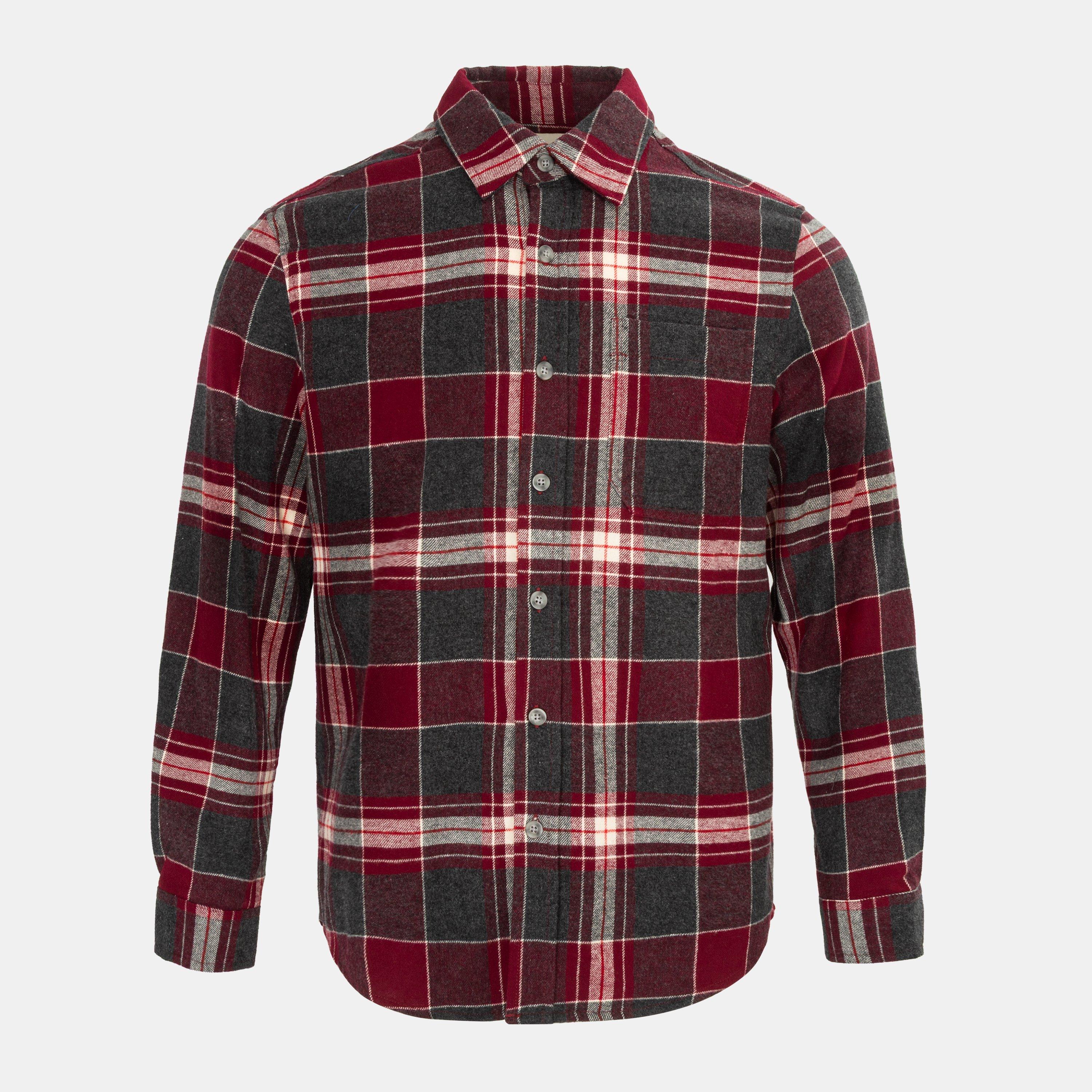 Firetrap Men's Pattern Shirt - Black/Red - L