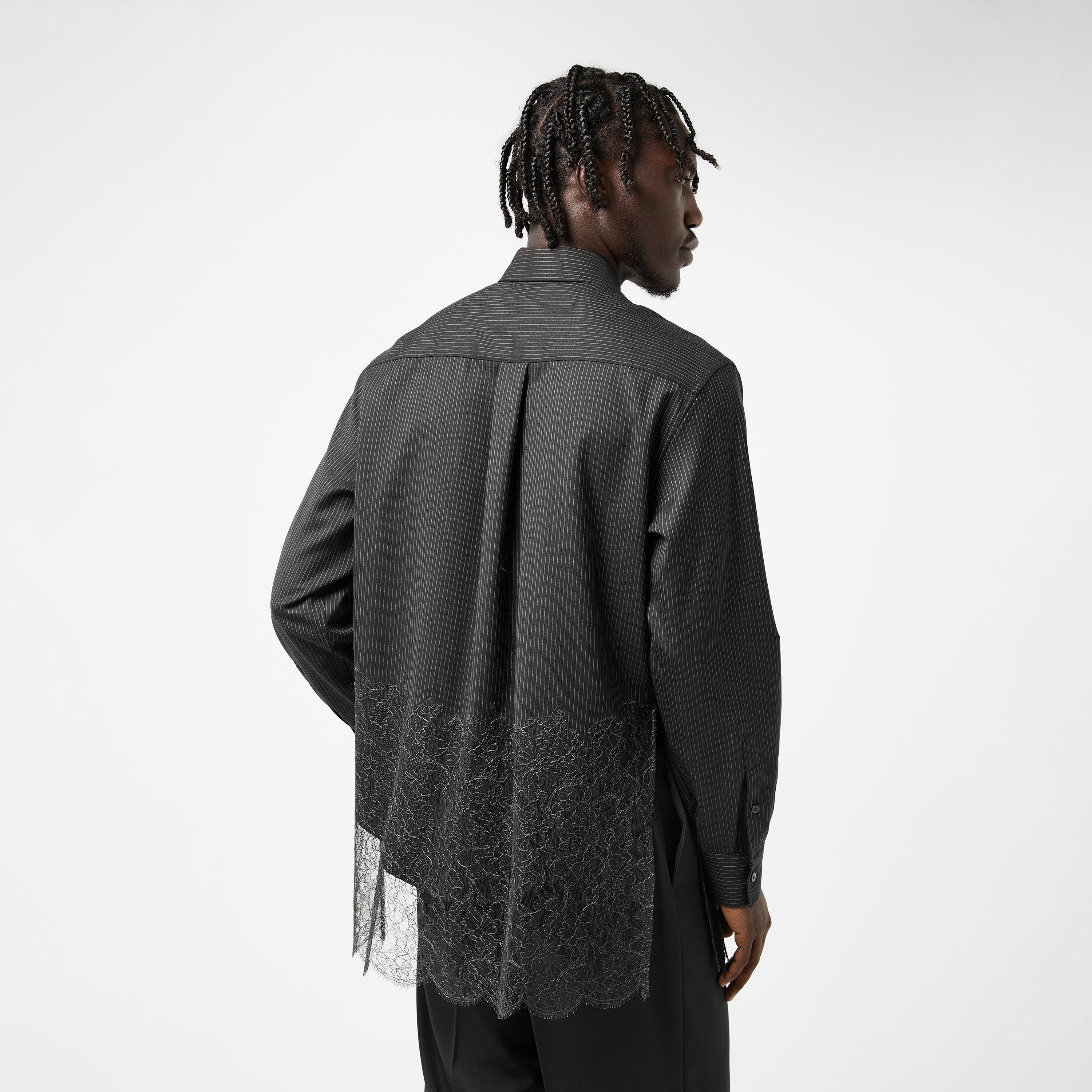 Black - Fendi - Men's Long-Sleeve Plain Shirt - 4