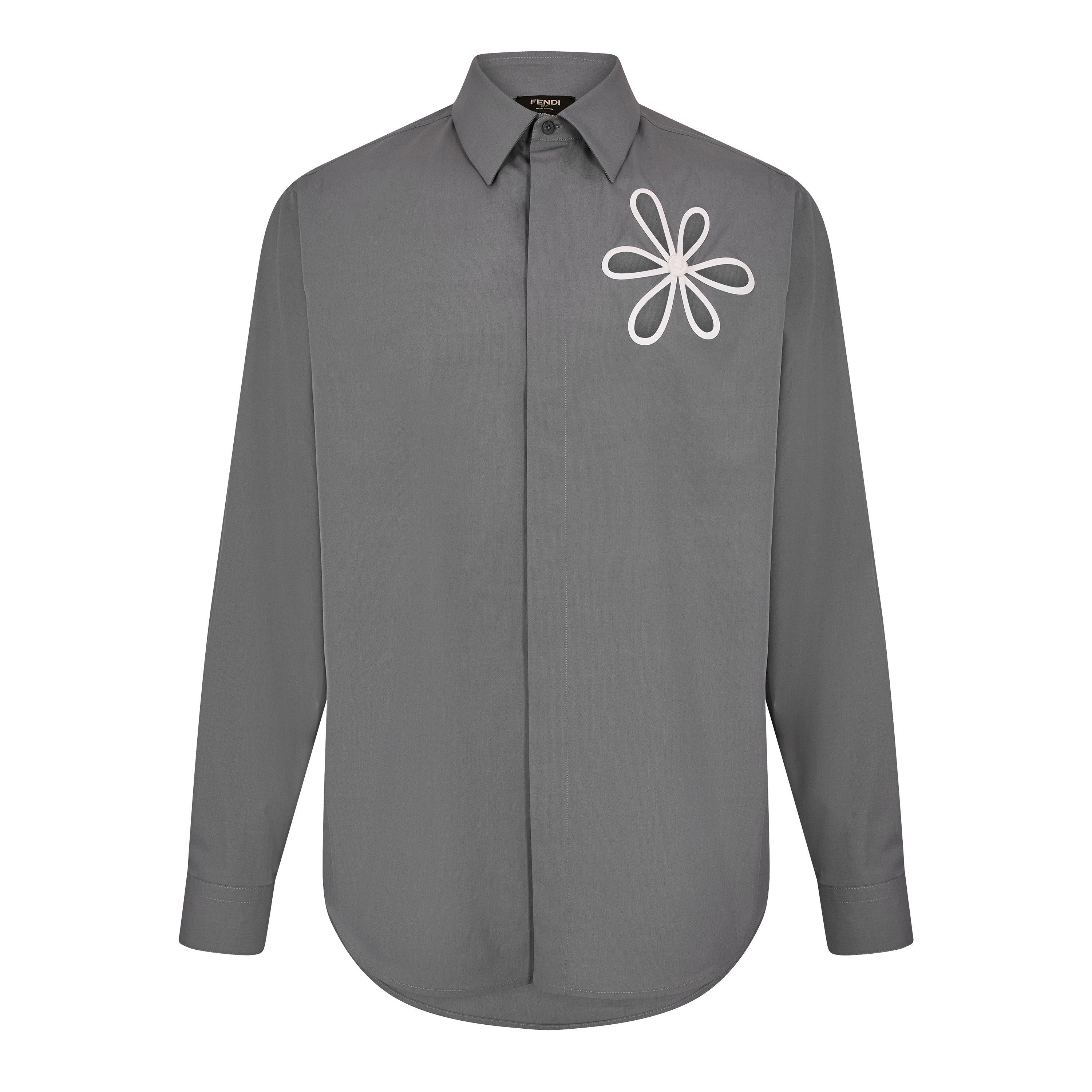 Grey - Fendi - Fendi Show  Shirt Sn62 - 1