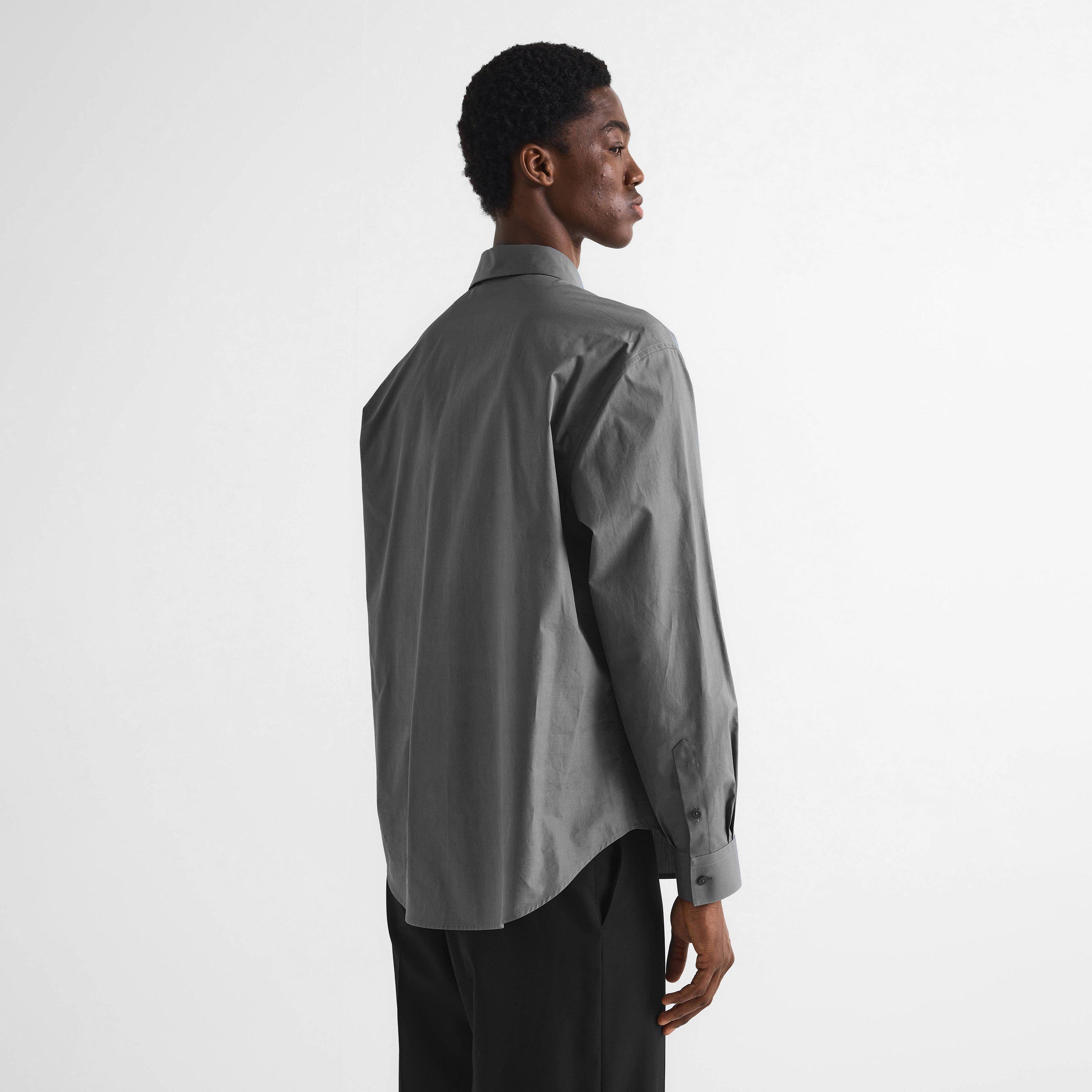 Grey - Fendi - Men's Long Sleeve Patterned Shirt - 4