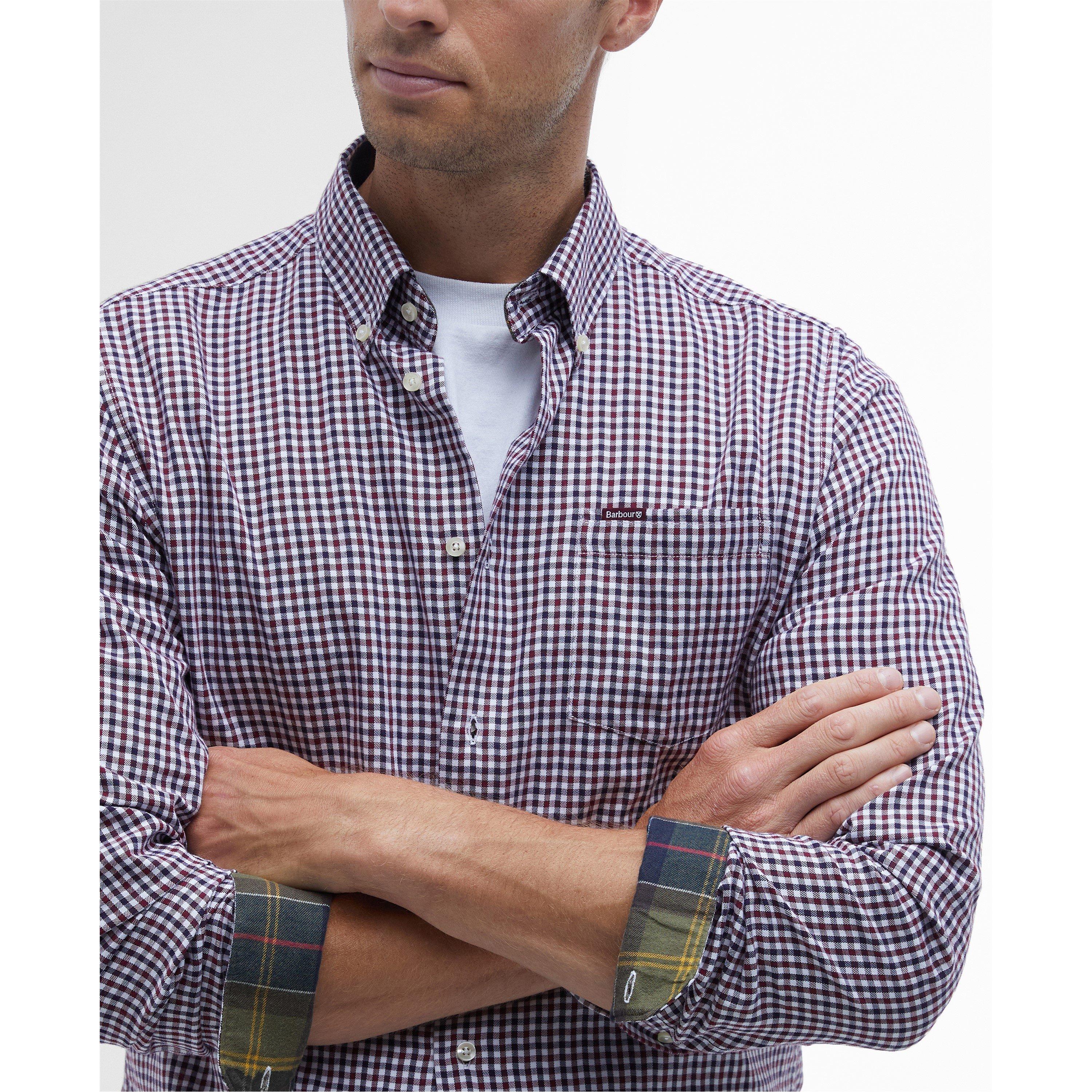 Rich Red RE33 - Barbour - Padshaw Tailored Shirt - 4
