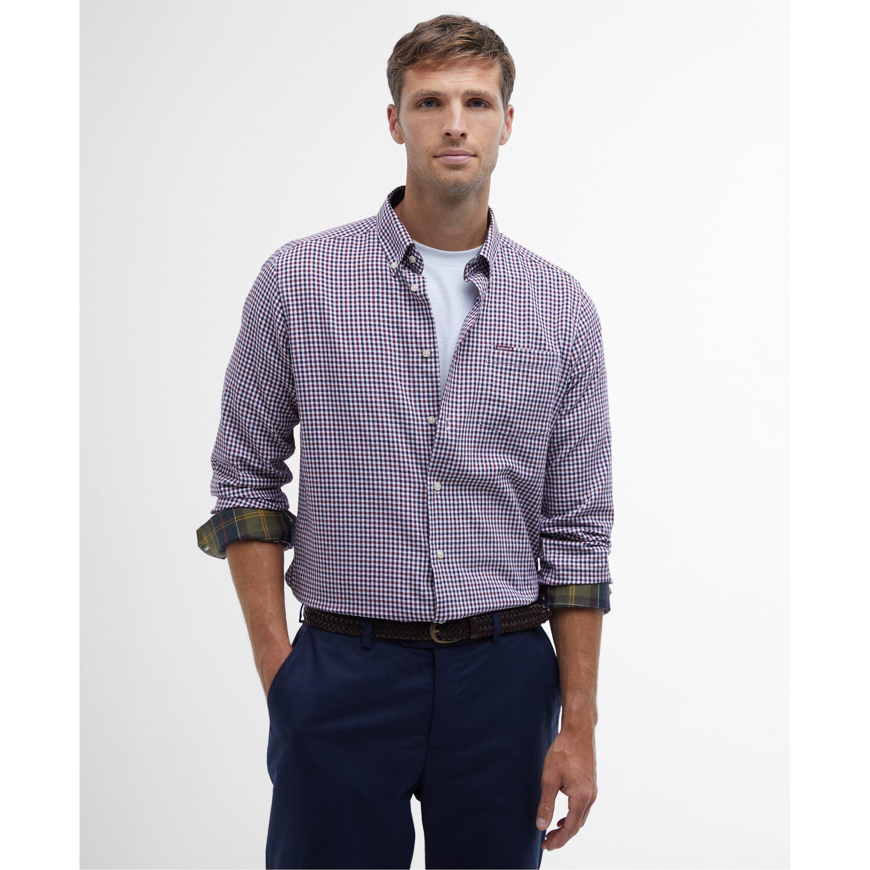 Rich Red RE33 - Barbour - Padshaw Tailored Shirt - 6