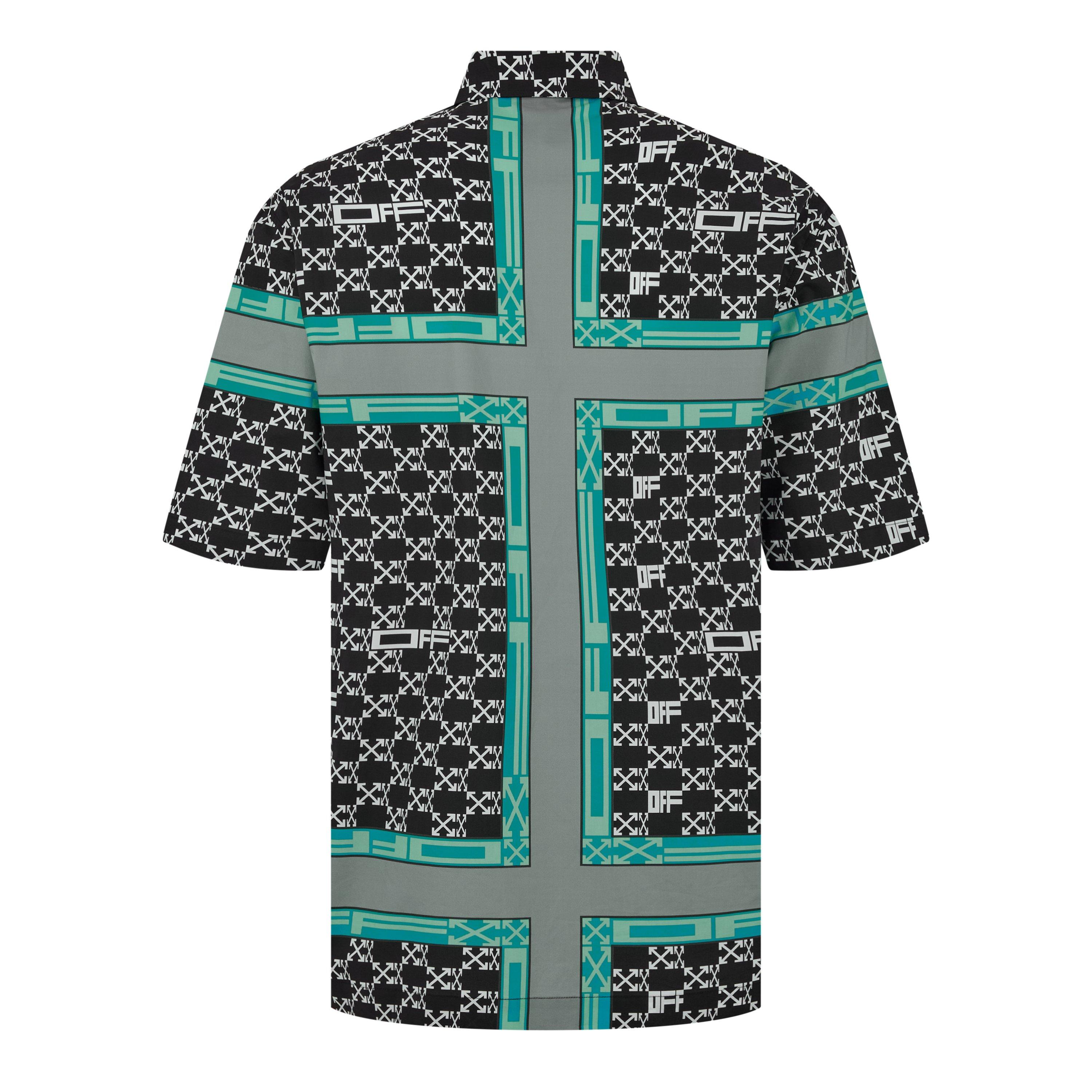 Black Whit - Off White - Men's Monogram Stripe Shirt - 2