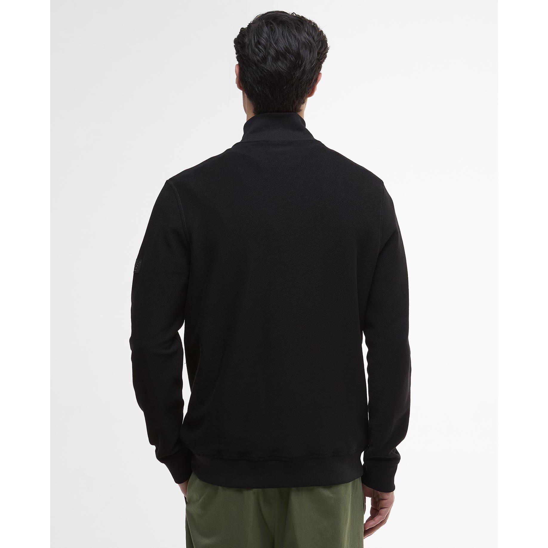 Black BK11 - Barbour International - Samuel Half Zip Jumper - 3
