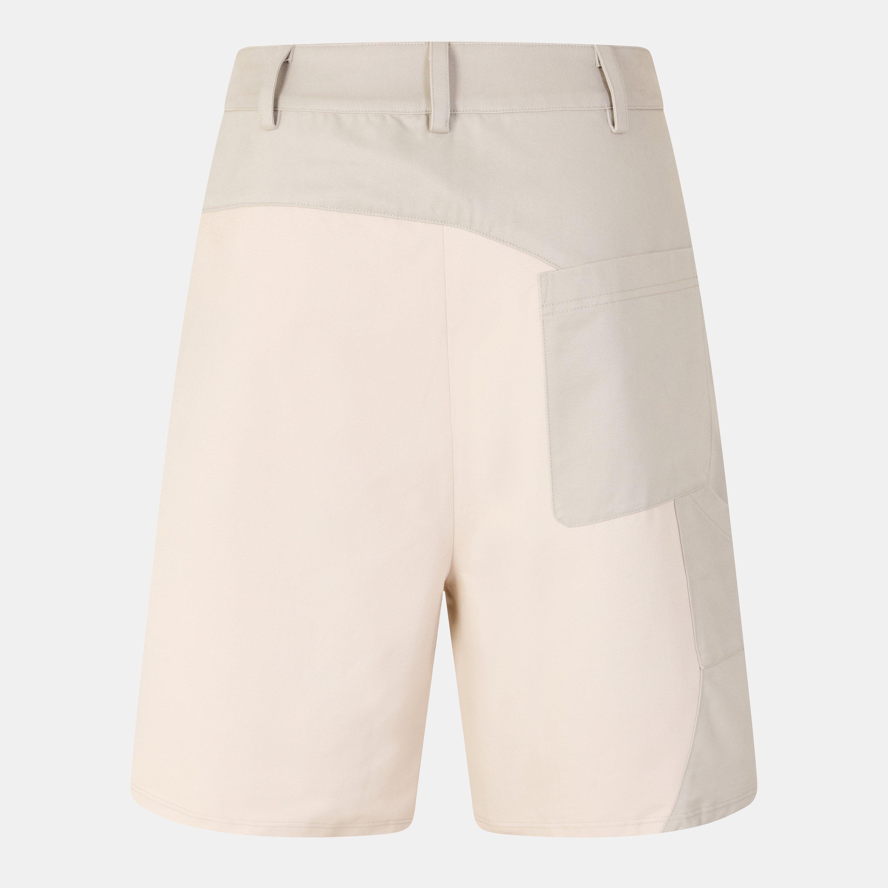Beige/Grey - Off White - Men's Tailored Shorts - 2