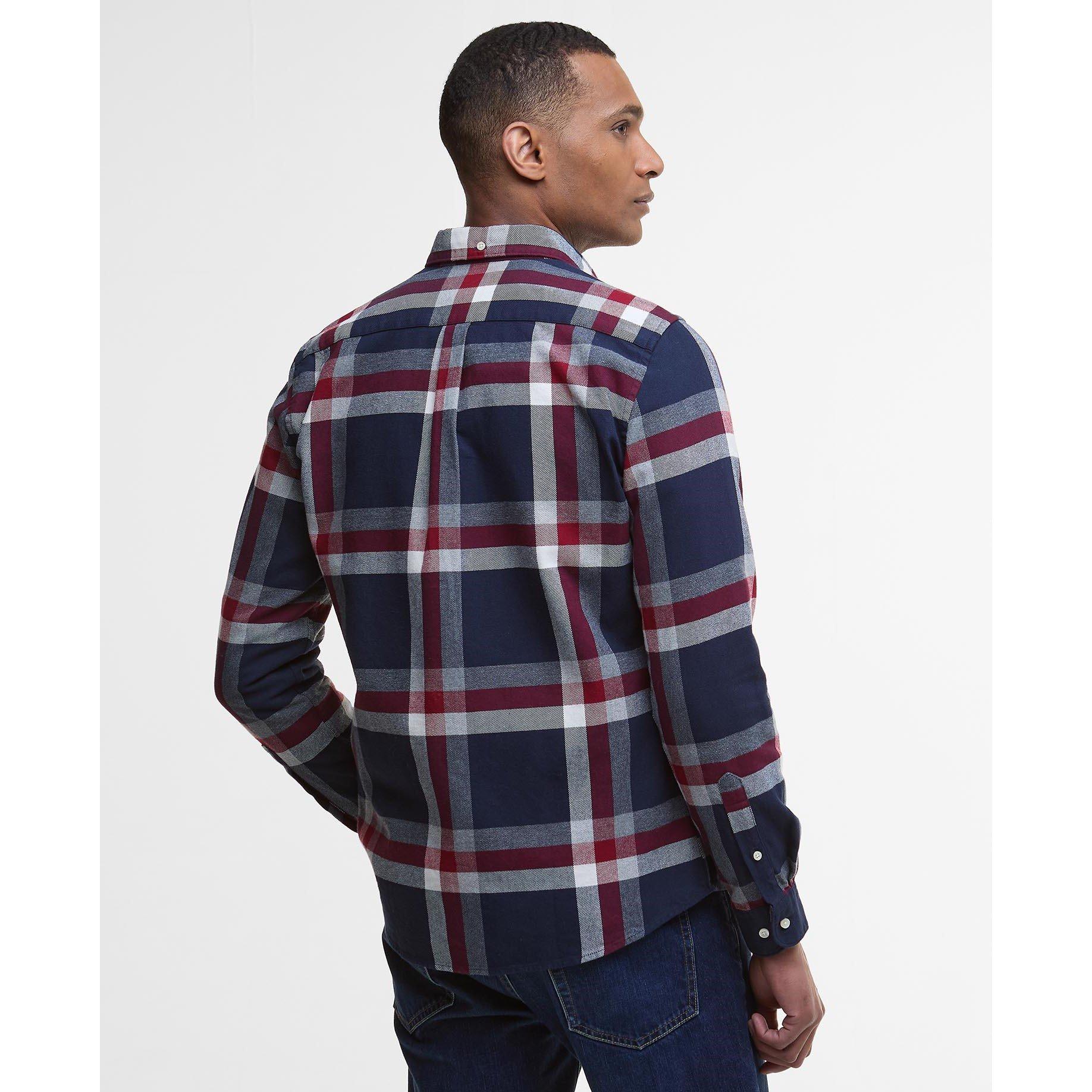 Navy/Red MI32 - Barbour - Folley Shirt - 2
