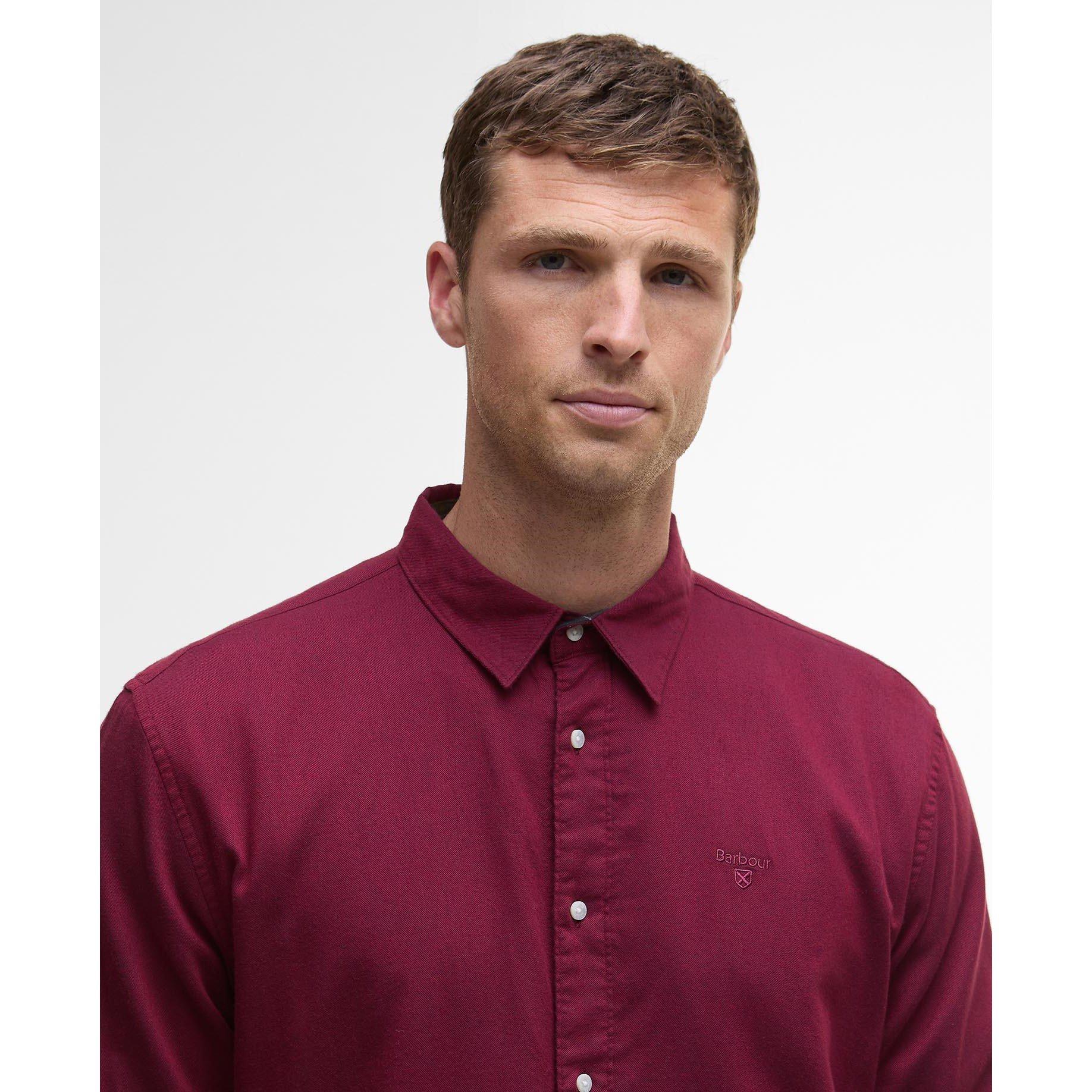 Biking Red RE32 - Barbour - Sealane Relaxed Long-Sleeved Shirt - 3